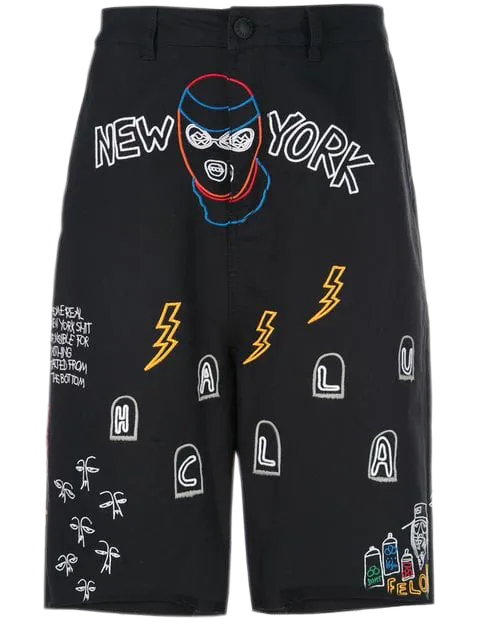 NOCTURNAL WOVEN SHORT Cotton Blend Linen shorts