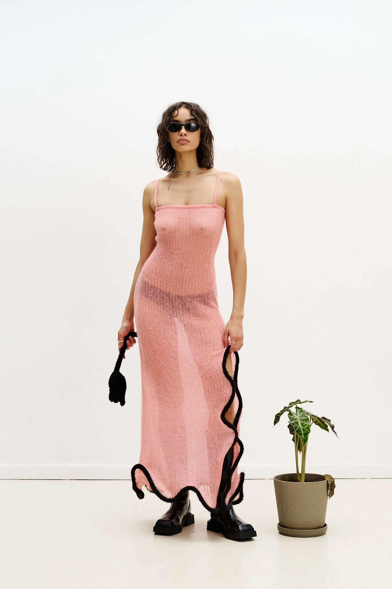 Quick Look NALIN ALPACA WAVY TANK DRESS