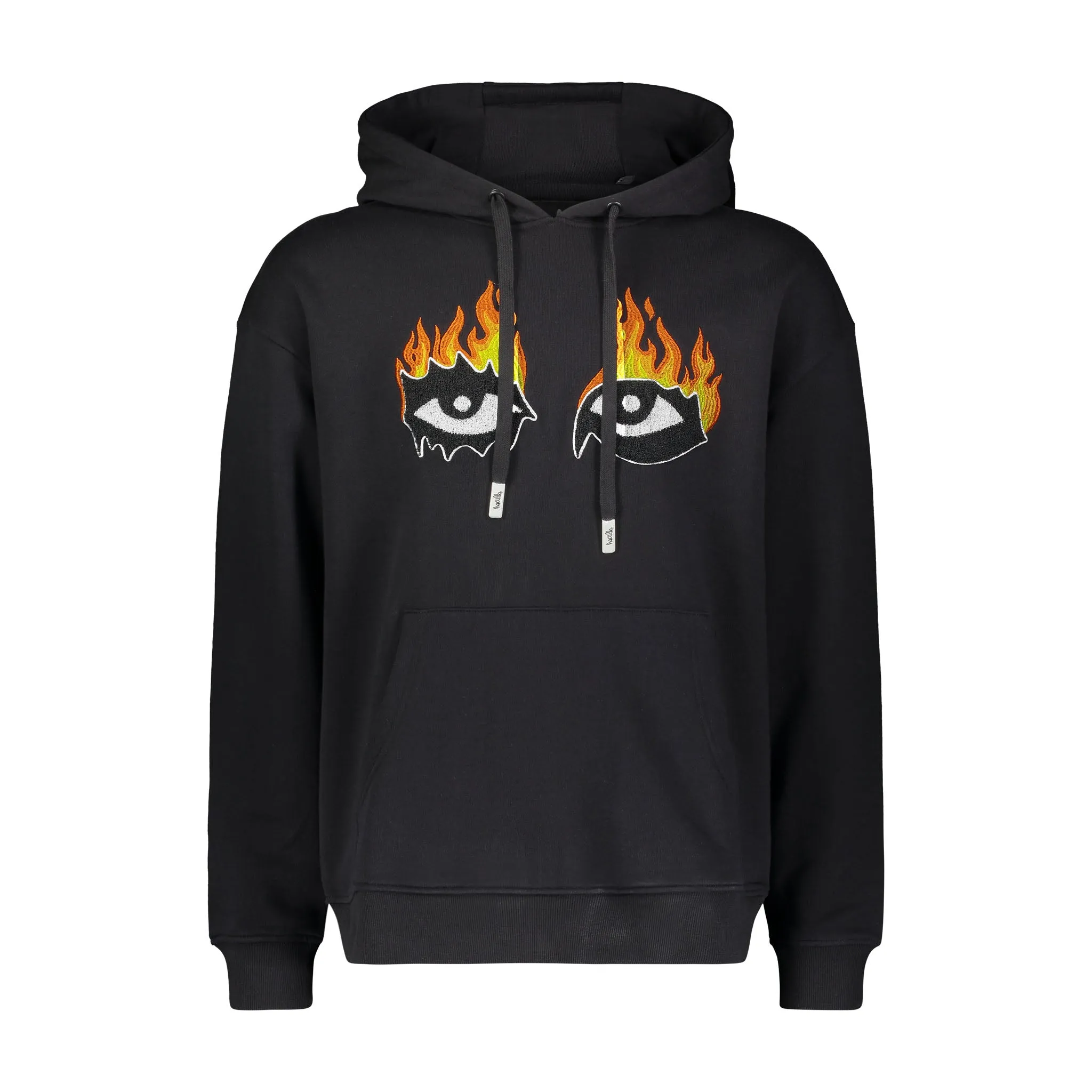 Odor Resistant Coating EYES ON FIRE HOODIE BLACK