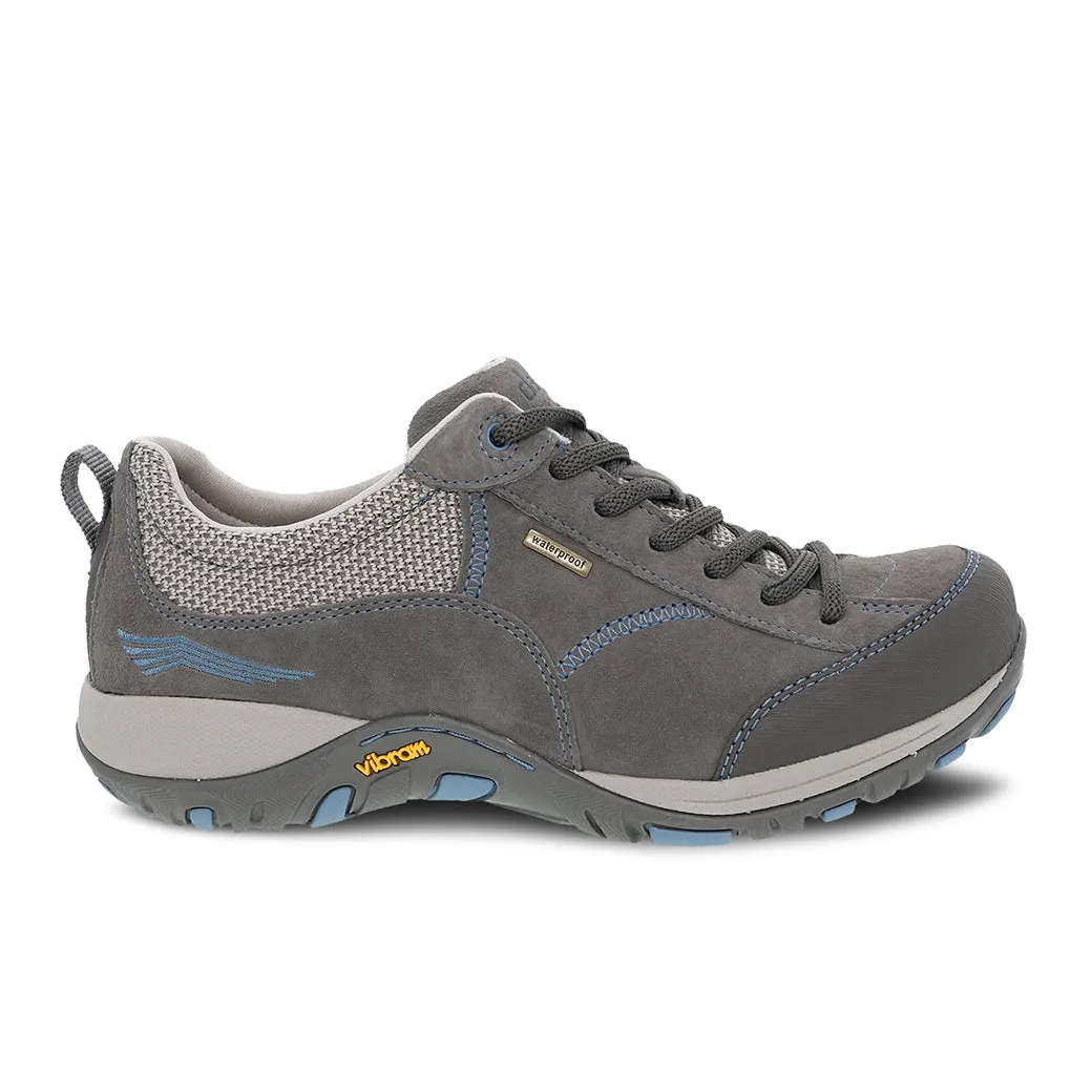 Womens Dansko Paisley Wide in Grey Flexible Outsole