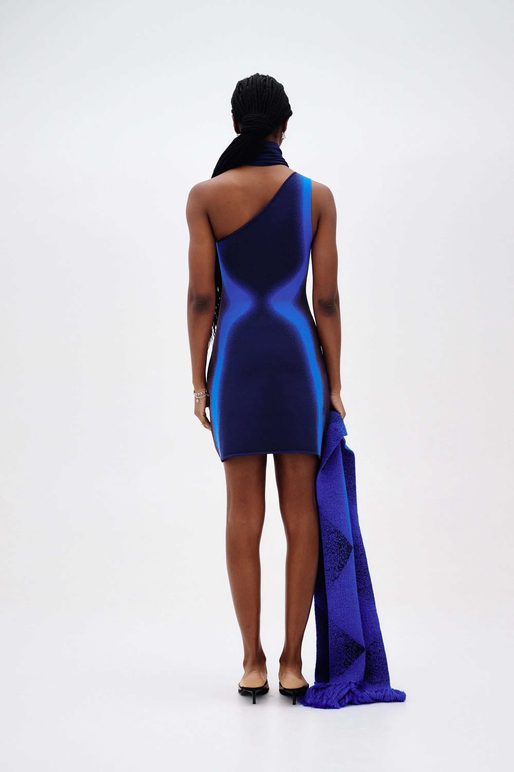 PIPER MINI DRESS WITH REMOVABLE SCARF Relaxed Style Wear Mood Edge