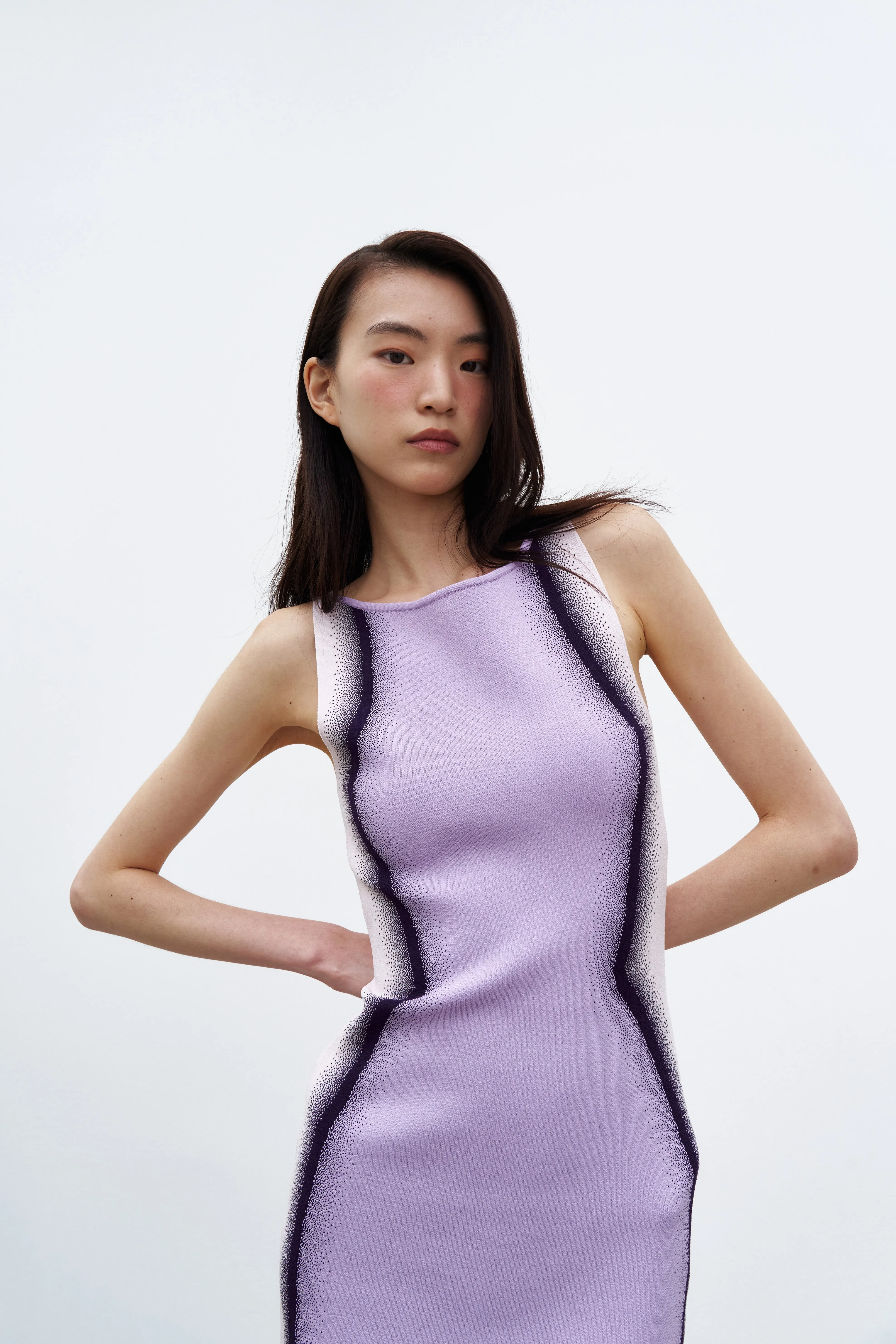 Cozy Balance HAZEL GRADIENT PRINT MINI DRESS