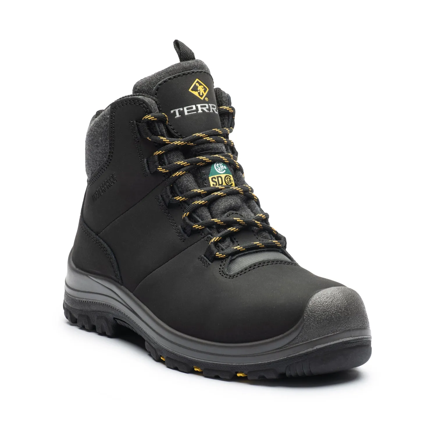 Findlay Women's 6" Composite Toe Work Boots 839LBK Comfort Lining Hiking Trails Reinforced Form Work Commute