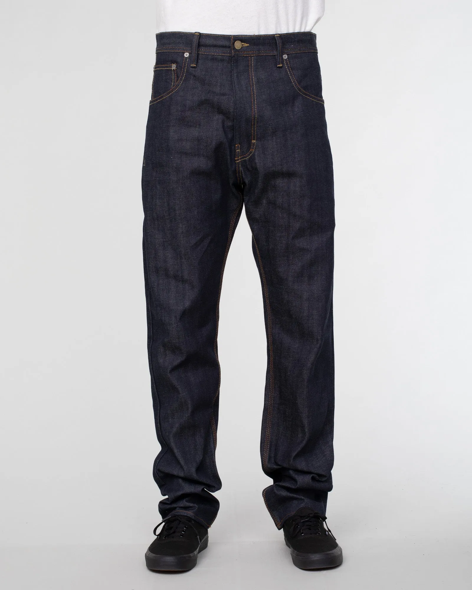 FIT 73 Loose Tapered Selvedge Denim Modern Waist