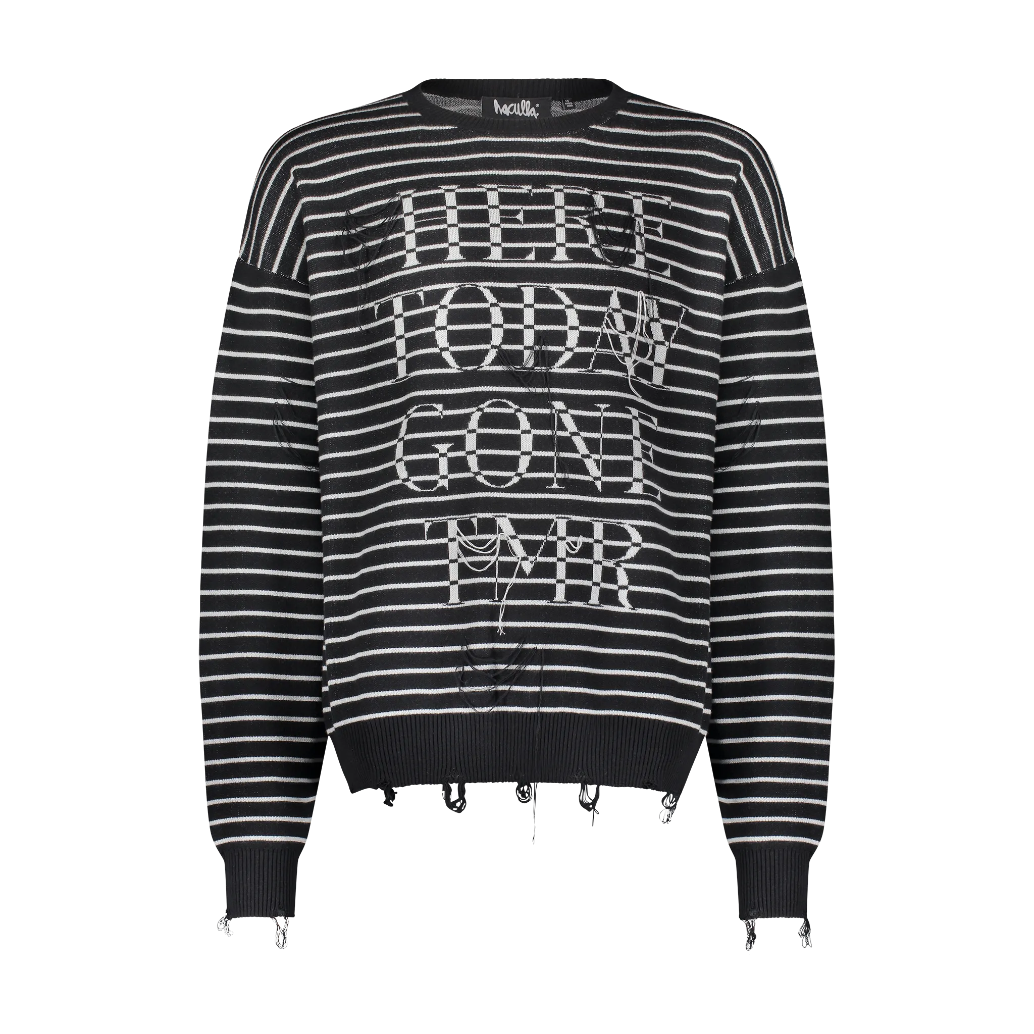 Layered Knit Style HERE TODAY GONE TMR KNITTED SWEATER