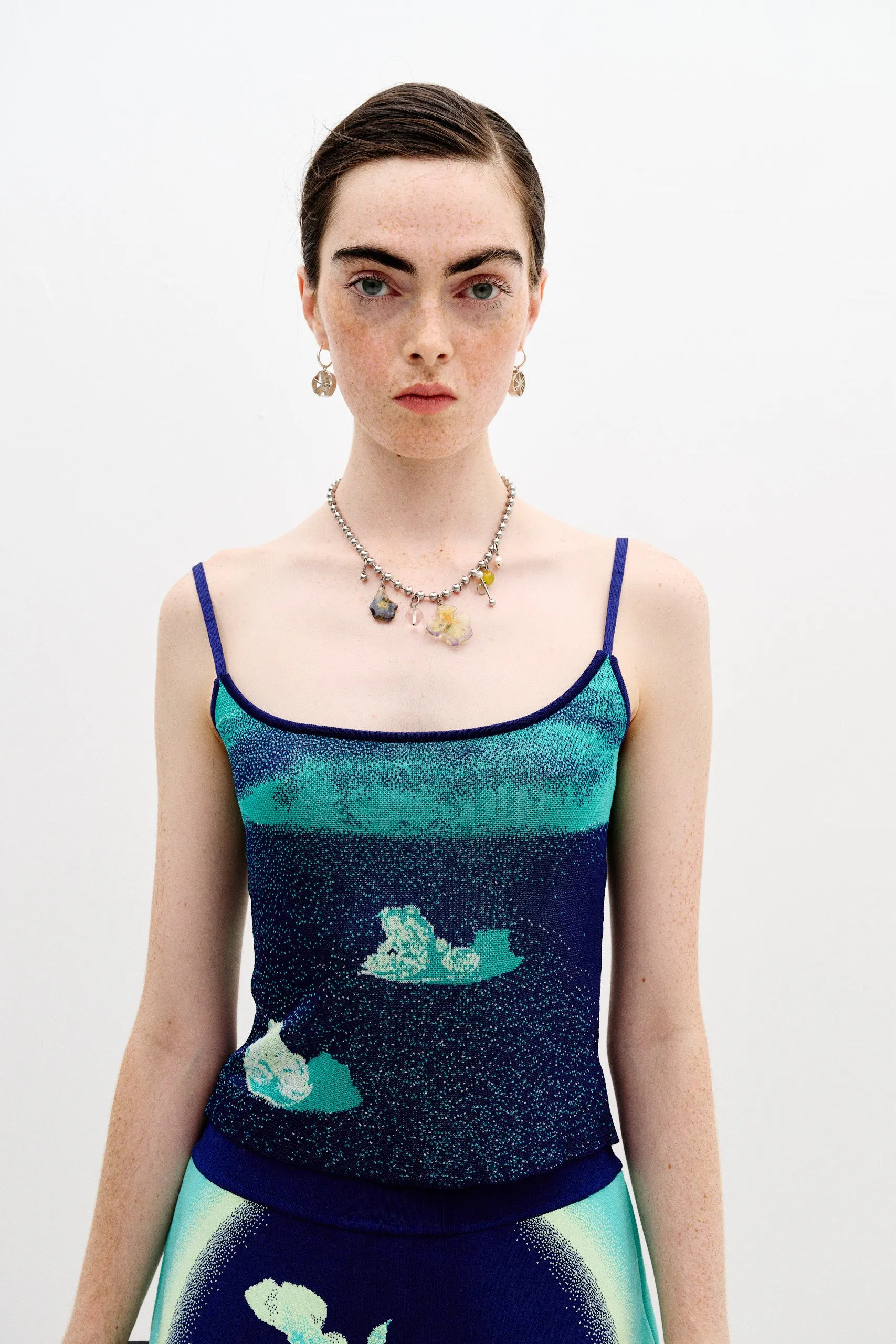 SHASTA LAKE PRINT TANK TOP Variable Tension Adjustment RecycledBlend