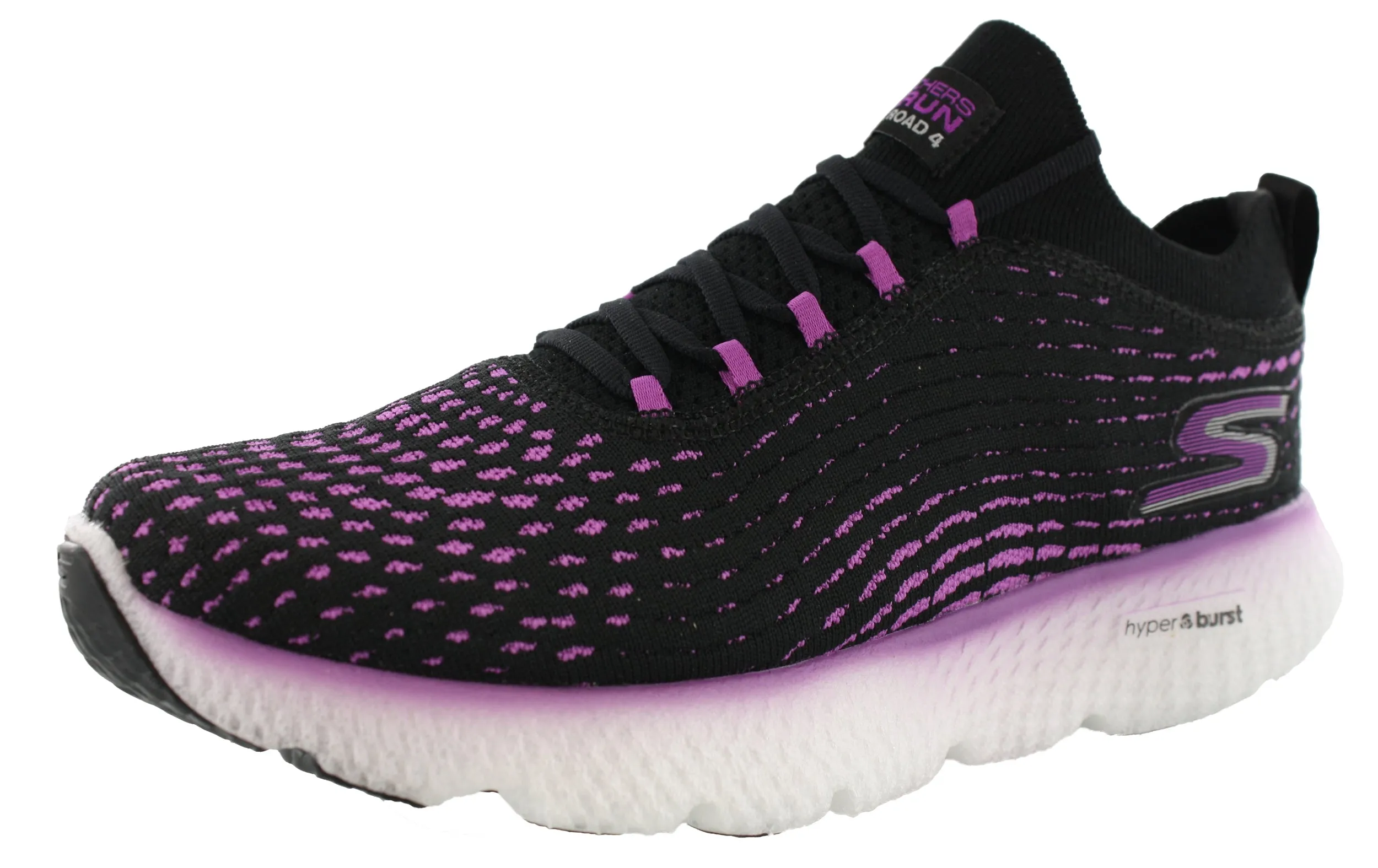 Glow Run Tea Run Skechers Women Lightweight Slip On Running Shoes MaxRoad 4