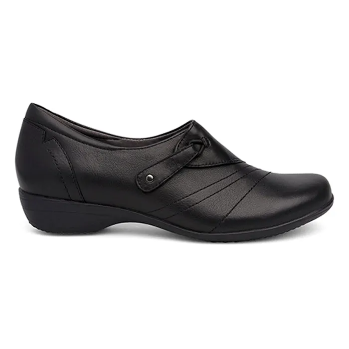 Flexible Breezy Fit Womens Dansko Franny II Wide in Black