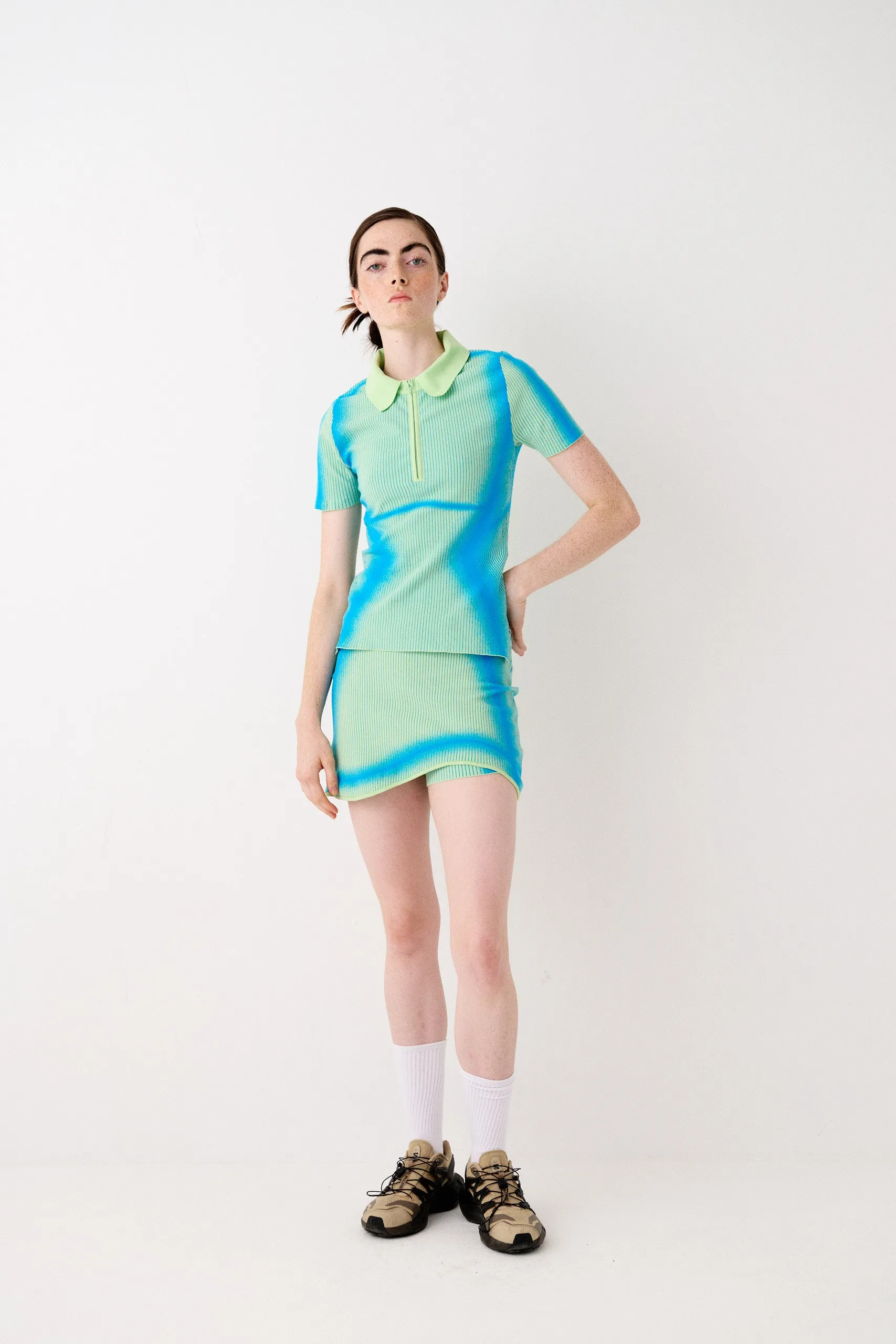 GEN 11 ACTIVE POLO TOP Lightweight insulation Silicone Print Detail