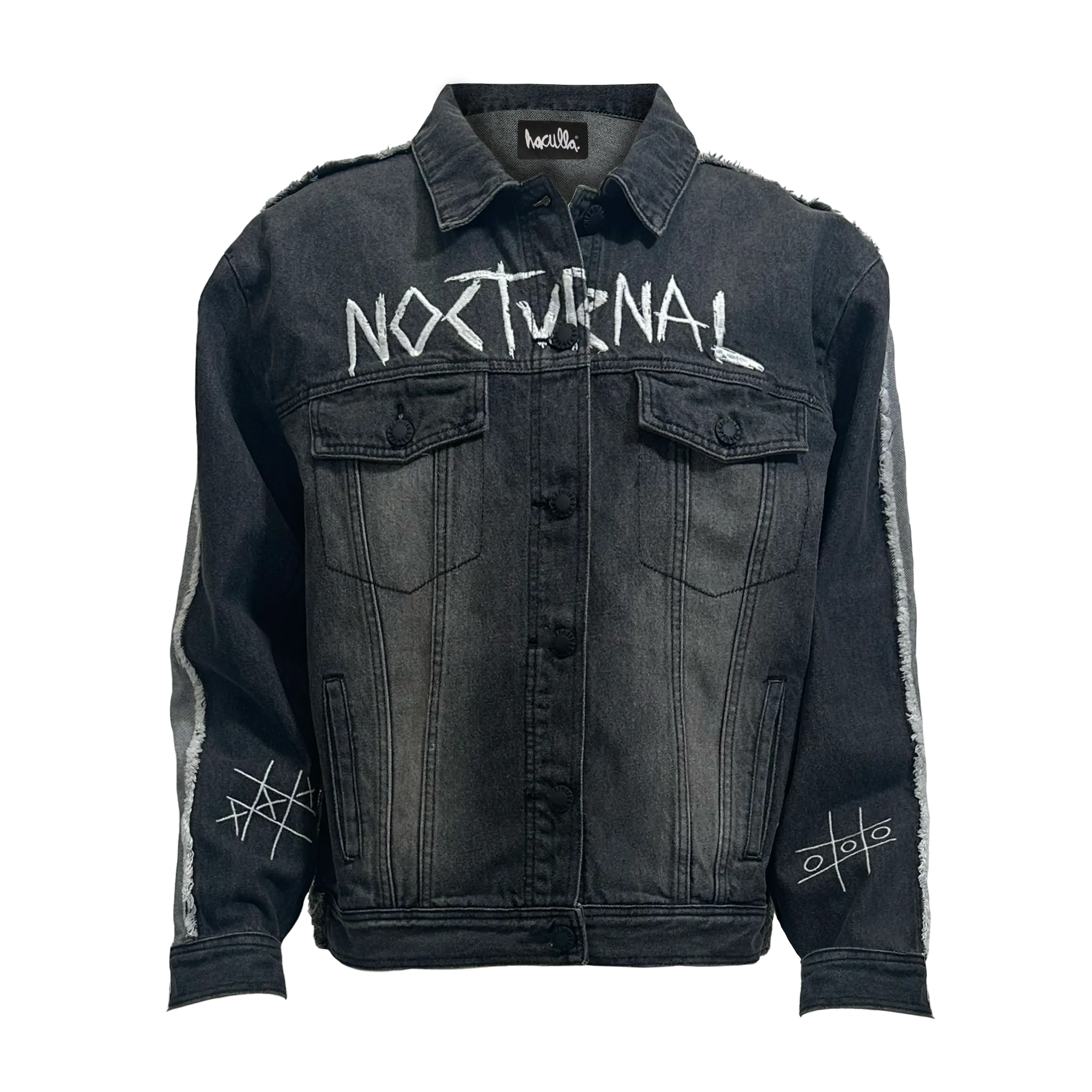 GUY AND HIS GUN DENIM JACKET Everyday apparel Hypoallergenic Fabric Blend