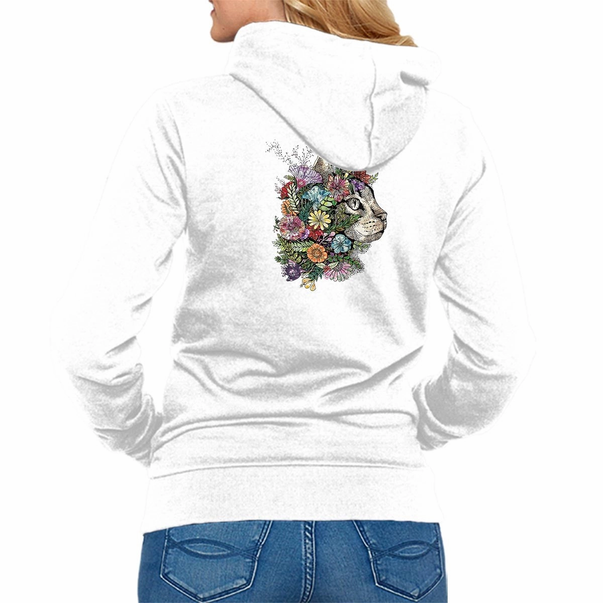 product customization Soft Touch Fabric Flower Cat