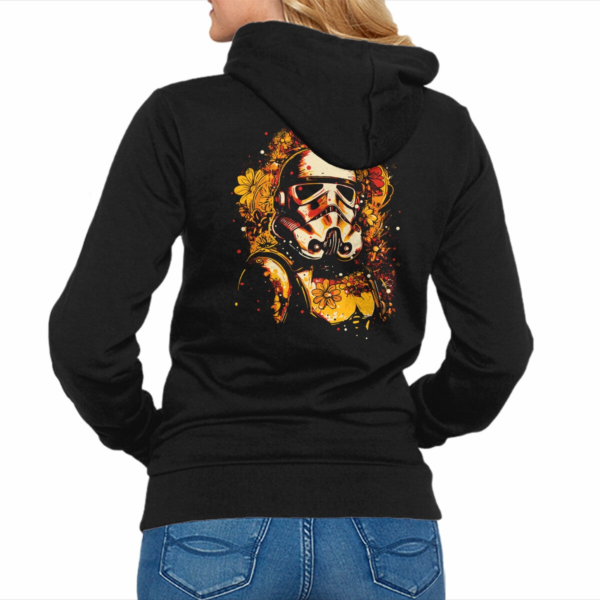 Chilly Weather Style Comfortable Wear Flower Trooper