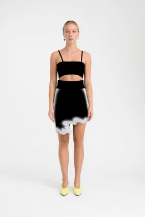 Airy Feel Pocket Reinforcement NOVA WAVY MINI SKIRT