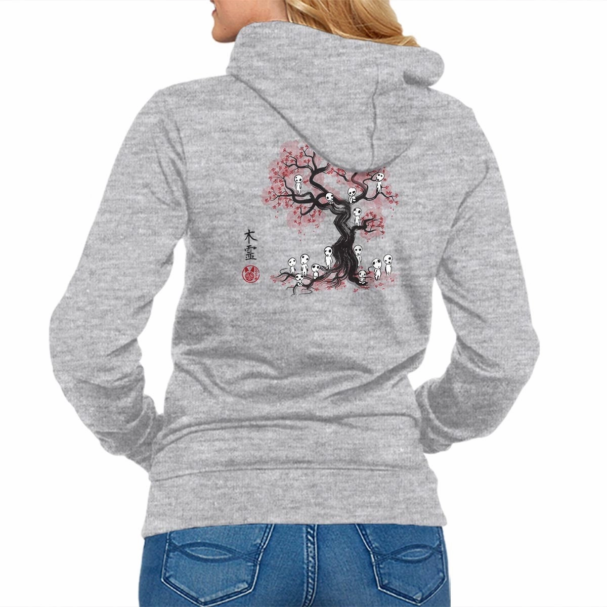 comfortable for sitting Forest Spirits Sumi-e