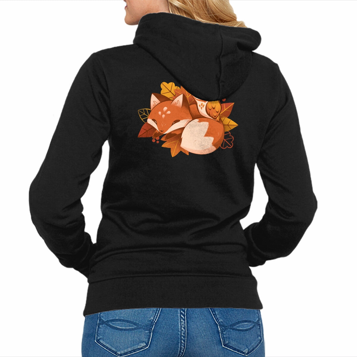 Fox And Owl Autumn Floral Print