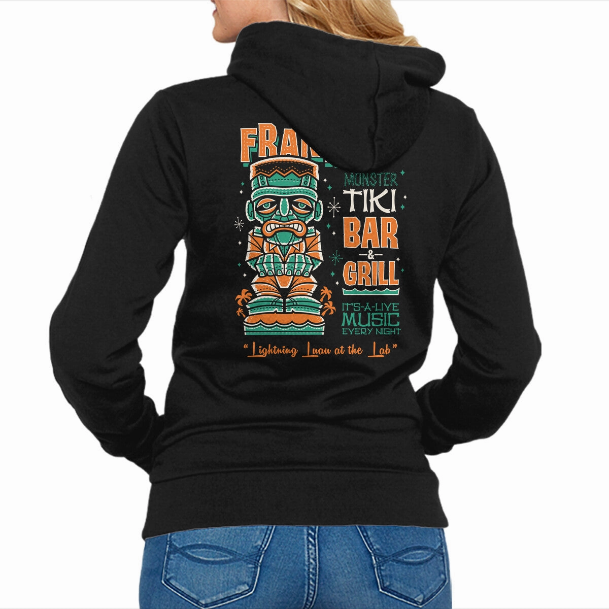 Frankie's Monster Tiki Bar Warm and Cozy anti shrinking
