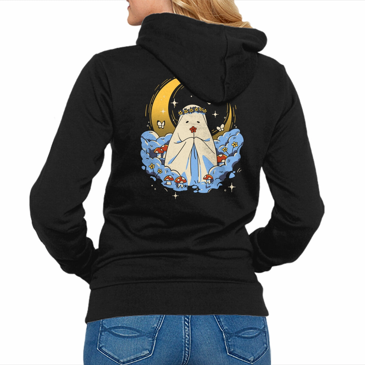 Layer Bold Ghost And Flowers