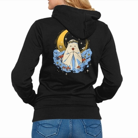 Fall Casual Comfort Ghost And Flowers