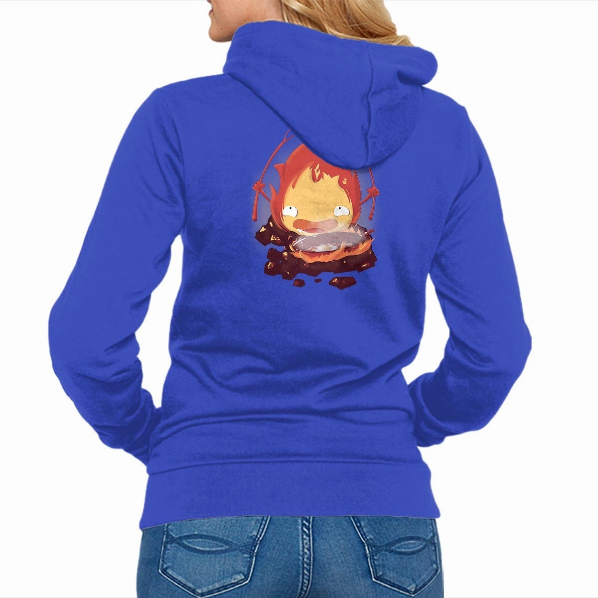 A Demon in the Kitchen Soft Hoodie Side Pockets