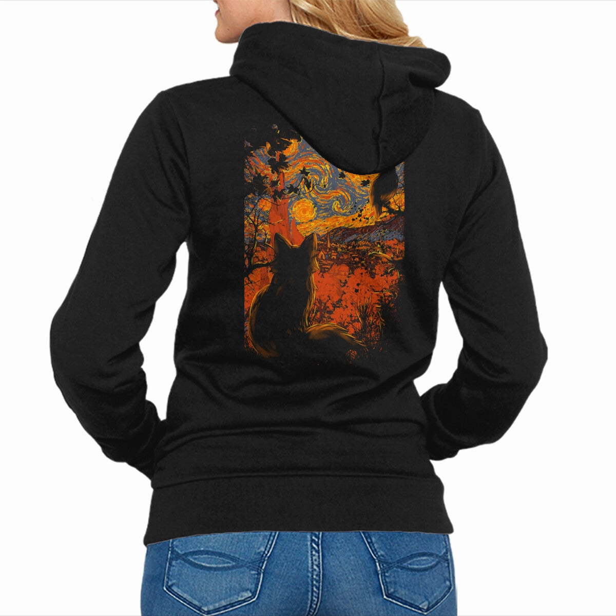 Autumn In Starry Night Graphic Design comfortable top