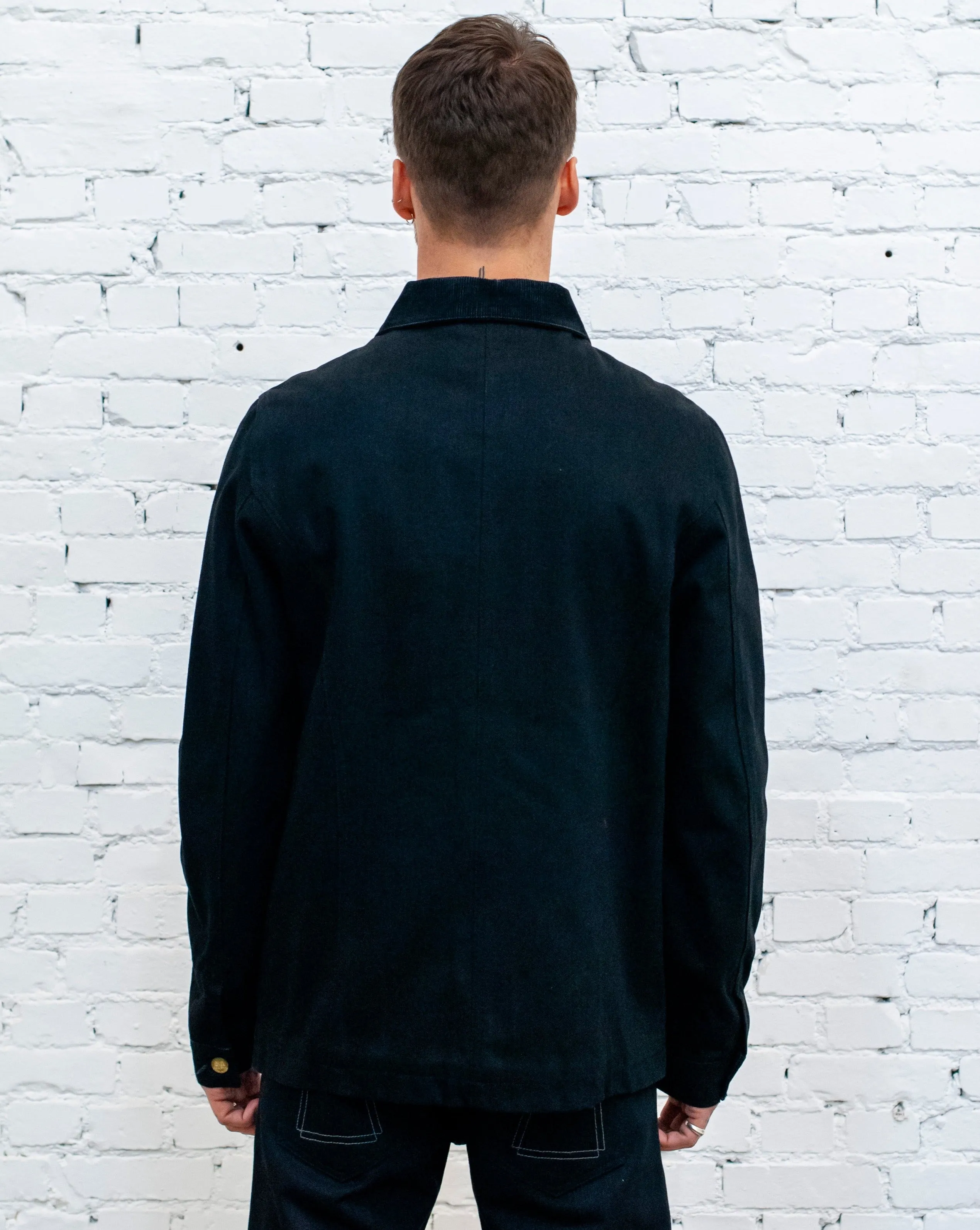 Modular Attachment Points Chore Jacket 673 Black Denim