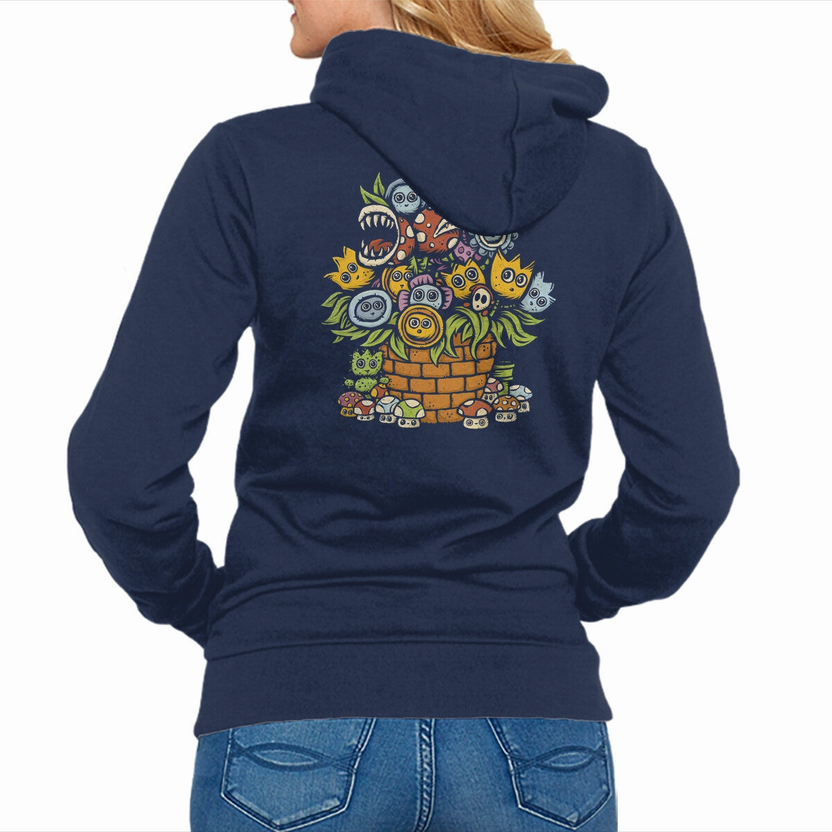 Stylish Hoodie Trendy Layered Gamer's Bouquet