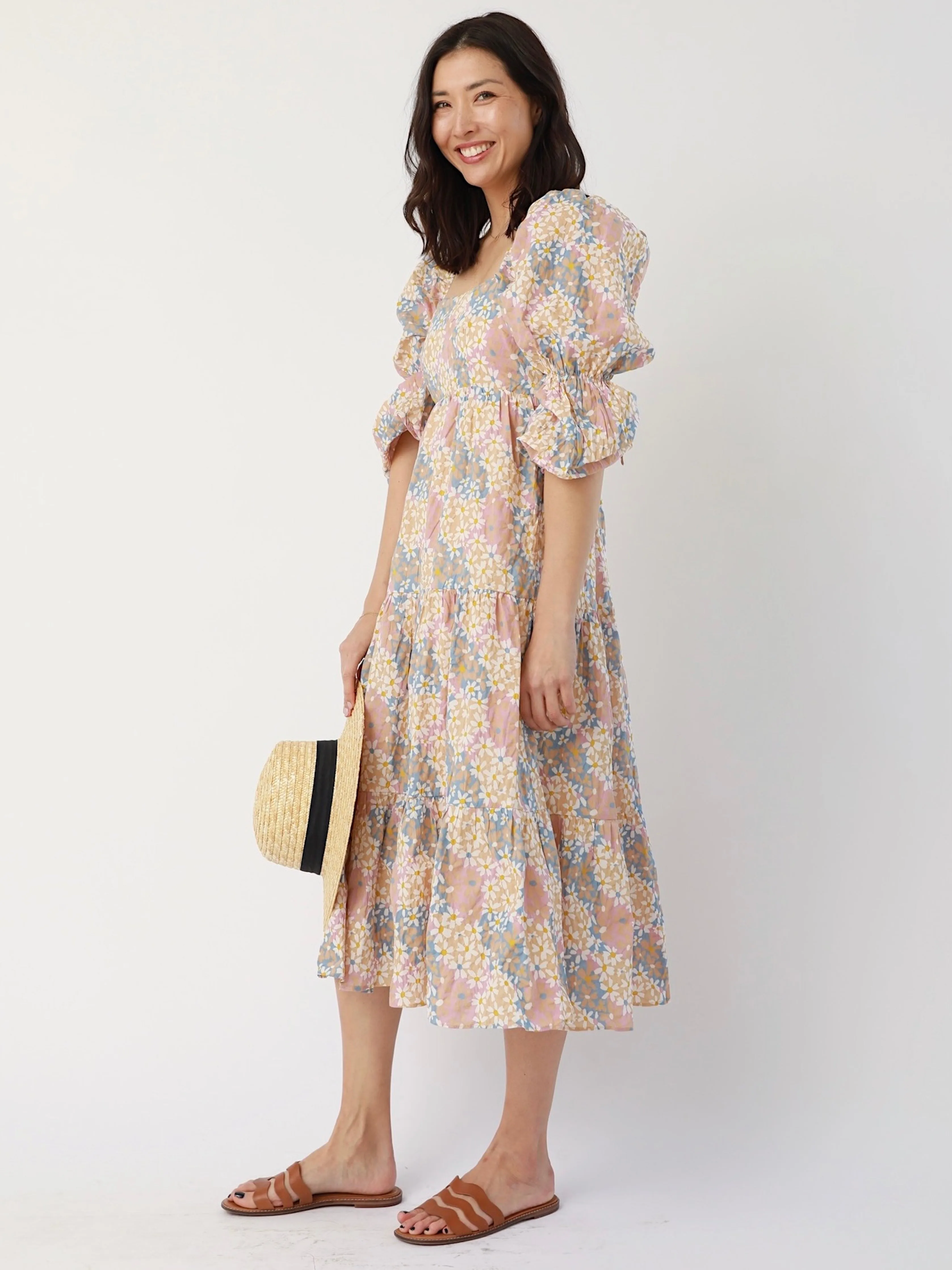 Chilly Weather Layer Cool Structure Gerber Daisy Maxi