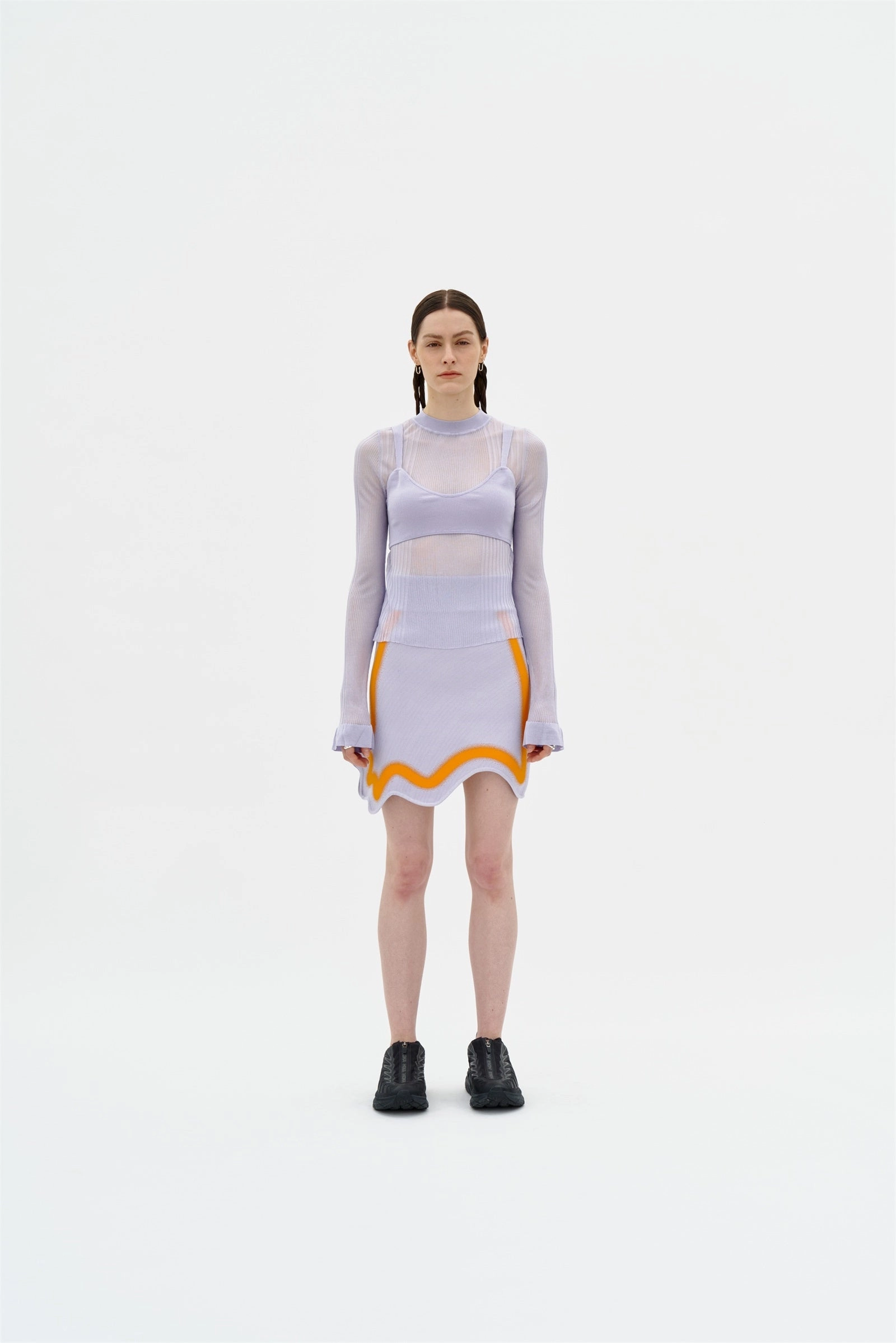 AllClimateAdaptive GILLIAN LONG SLEEVE CROPPED TOP WITH REMOVEABLE BRA