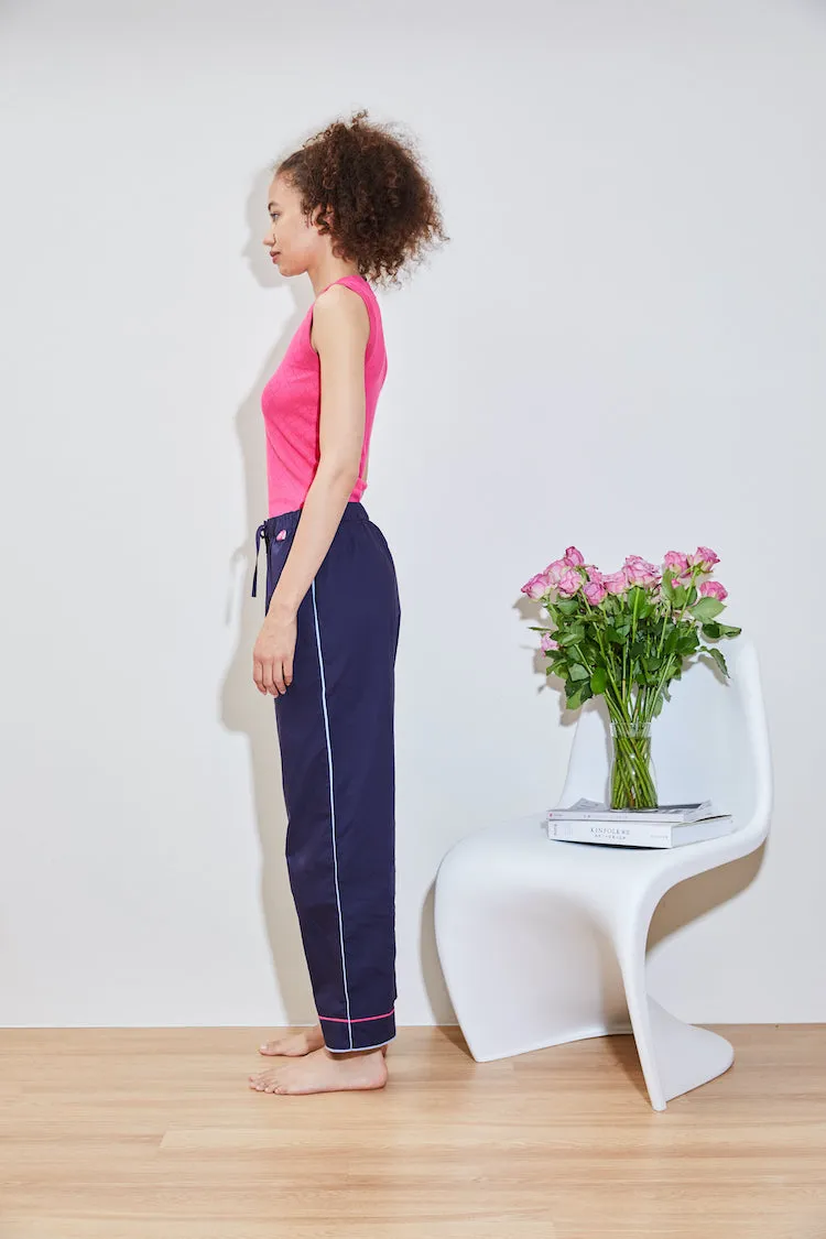 GINGER hydraKNIT ECOVERO TANK TOP rose ArticulatedElbowShaping Contrast Stitch Accent