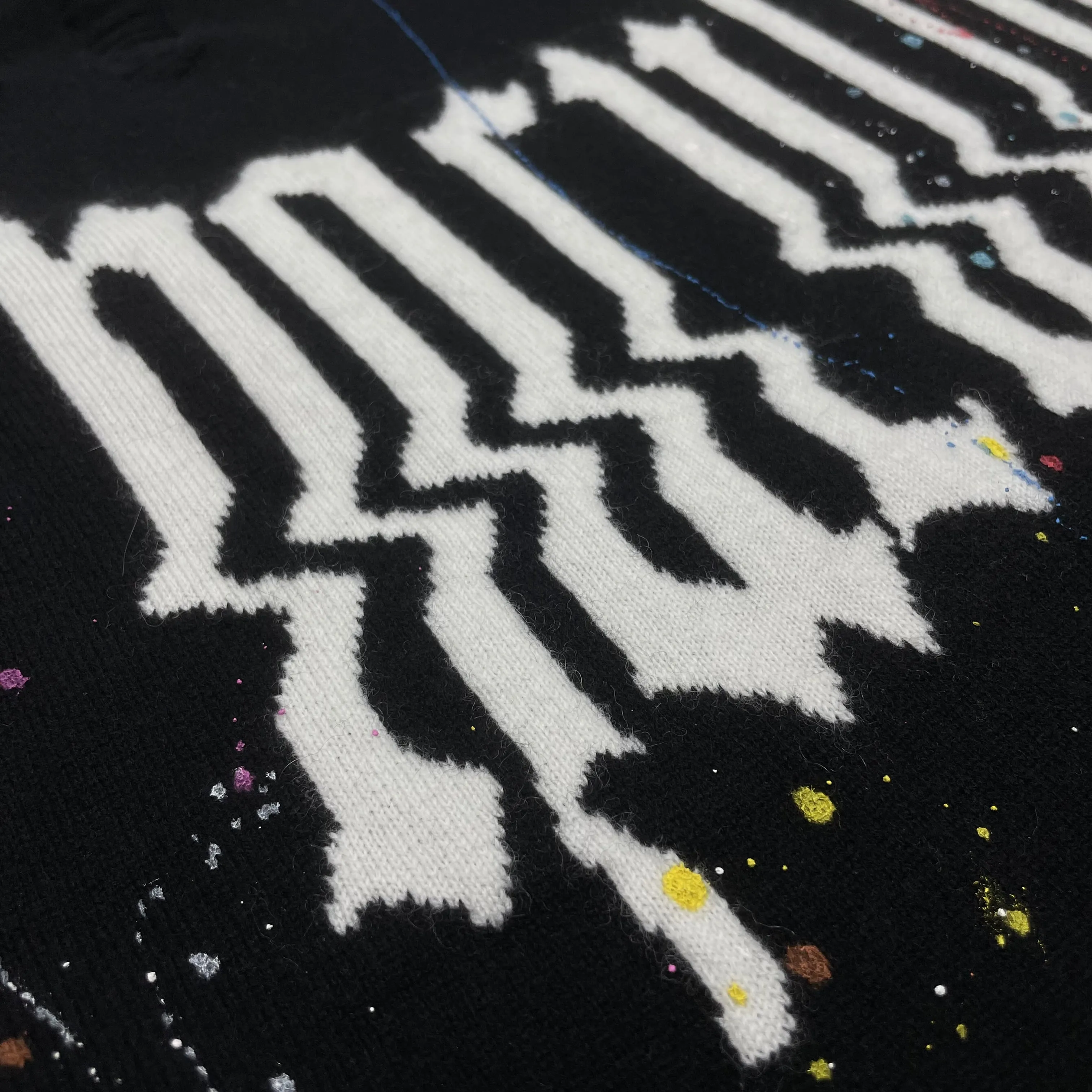 GLITCHED HACULLA KNITTED SWEATER Chilly Weather Knit