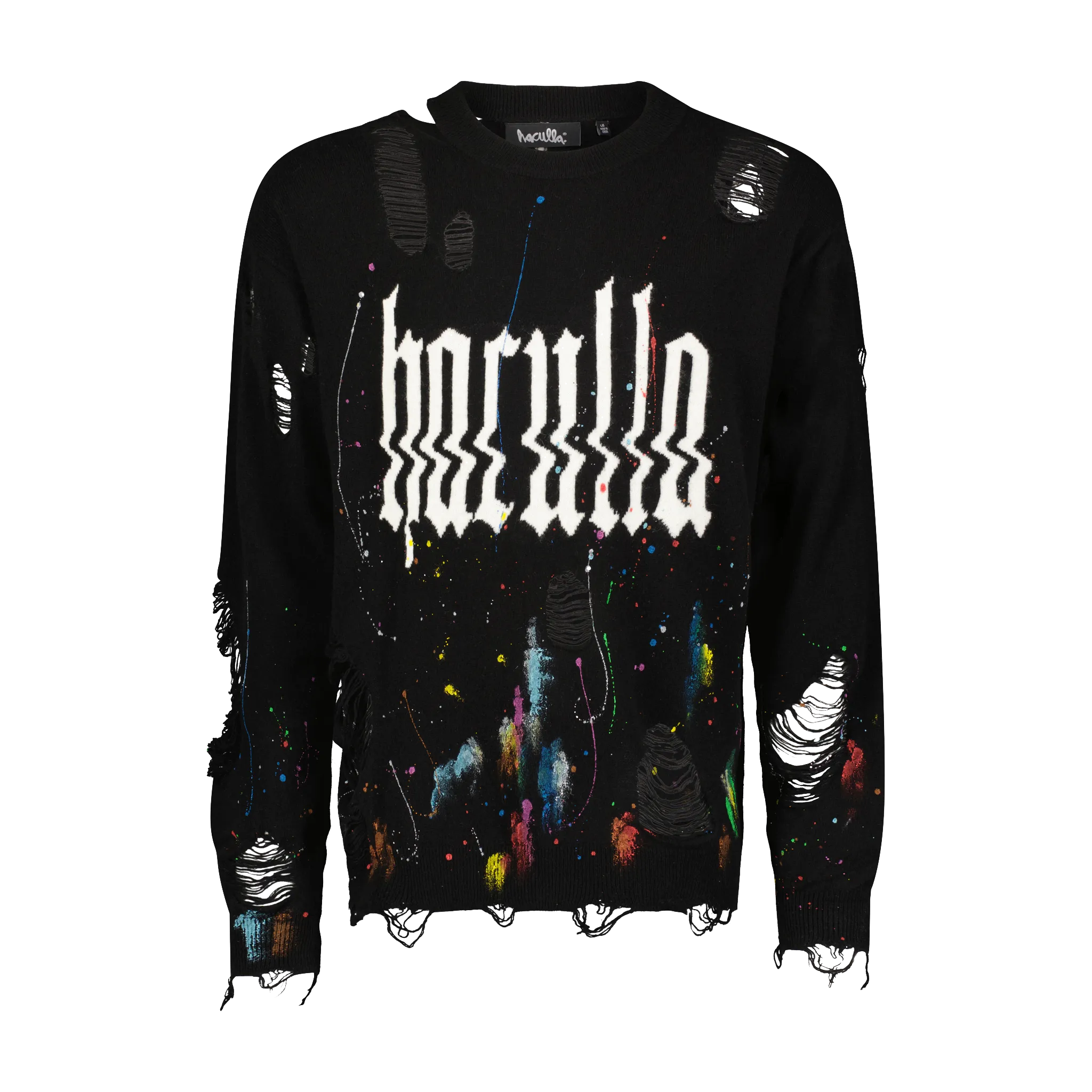Winter Style Must-Have GLITCHED HACULLA KNITTED SWEATER