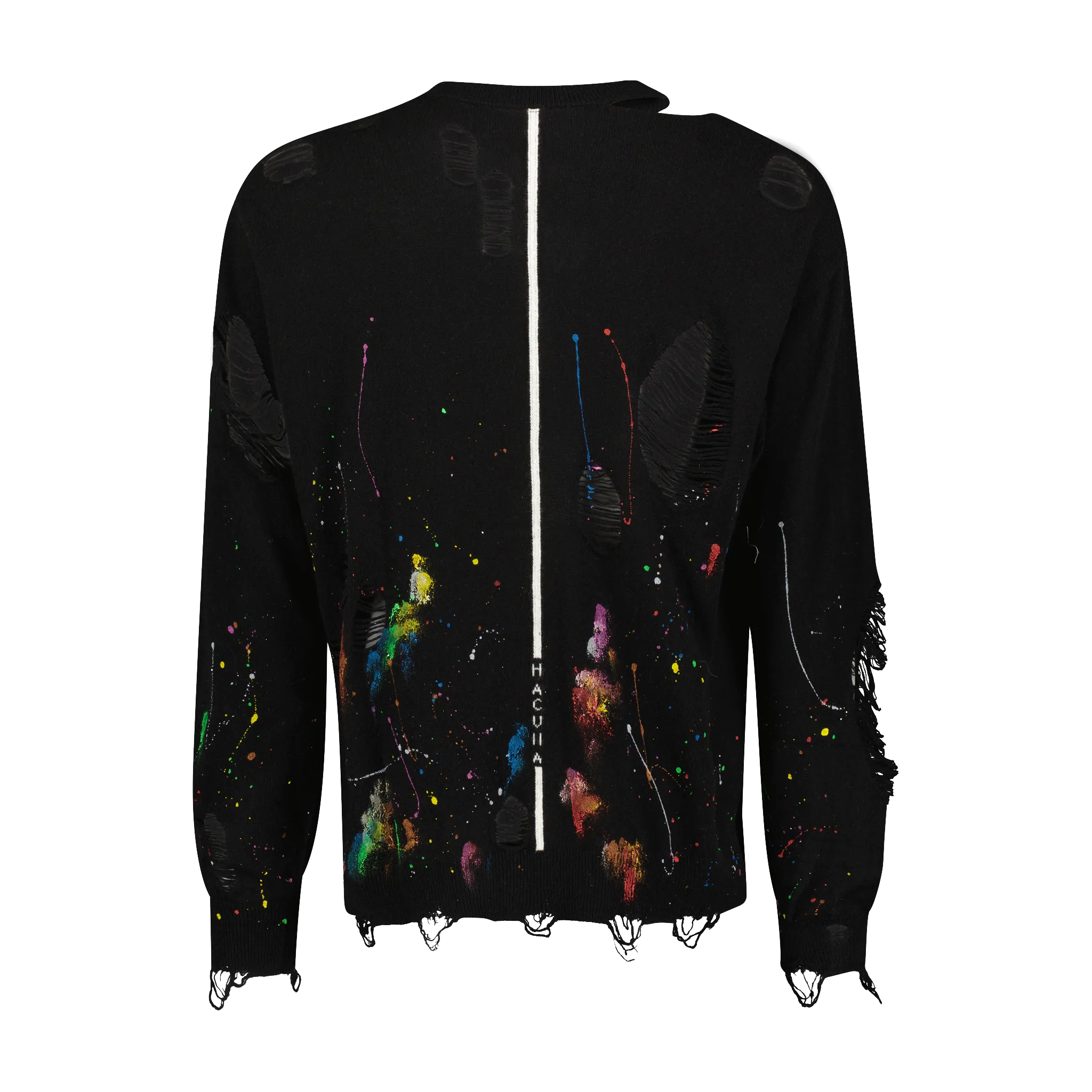 Static Reducing Finish GLITCHED HACULLA KNITTED SWEATER