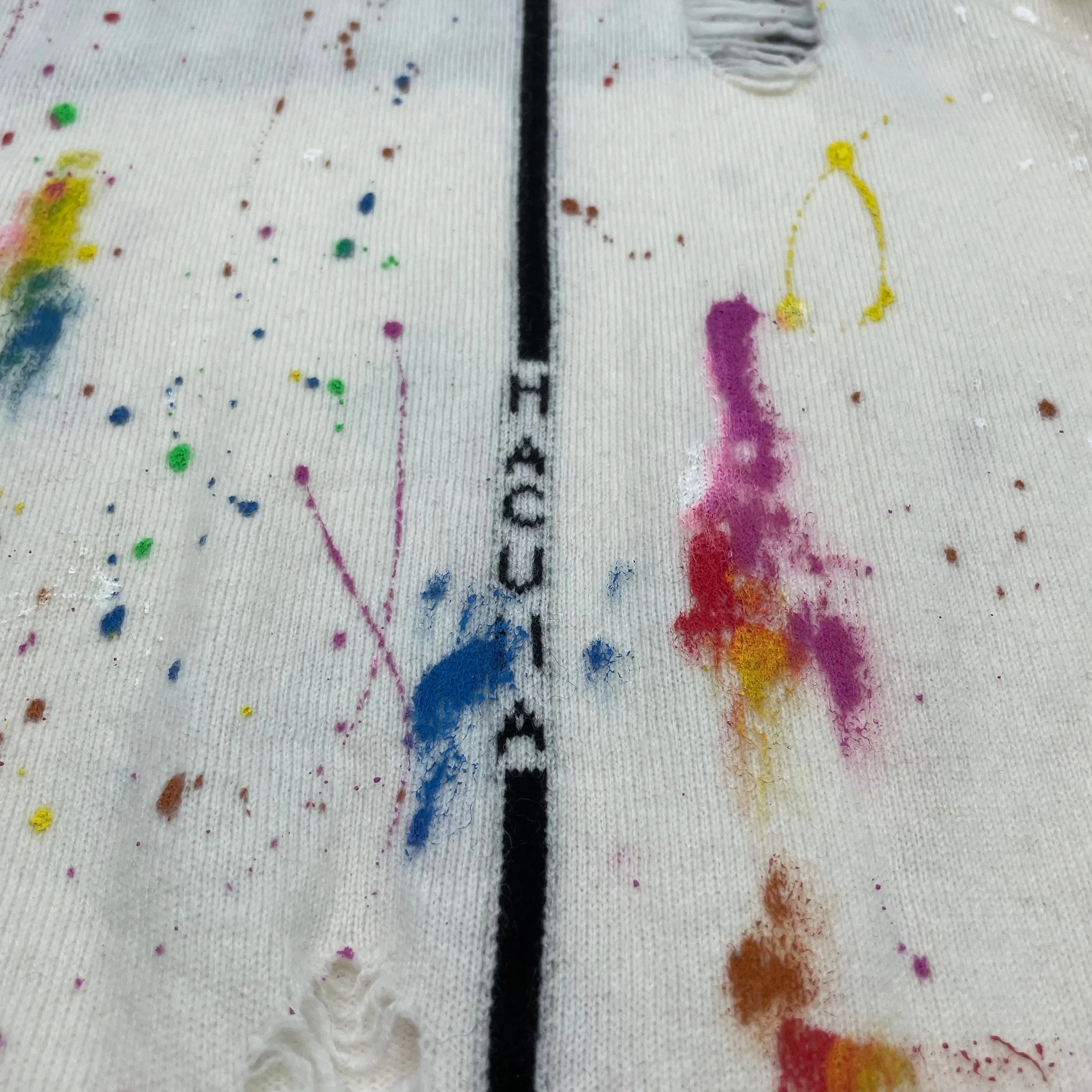 Effortless Layering GLITCHED HACULLA KNITTED SWEATER