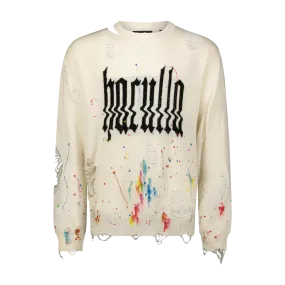 GLITCHED HACULLA KNITTED SWEATER Breathable Core Chilly Day Knit
