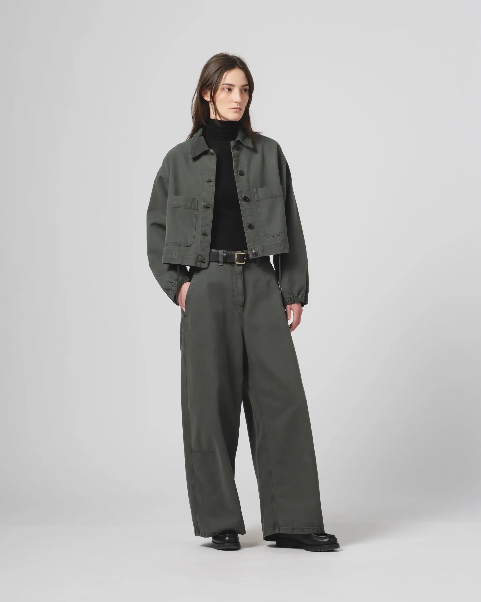 G.o.D Atlantide Chino Canvas Forest Green Low Maintenance Adaptable Design