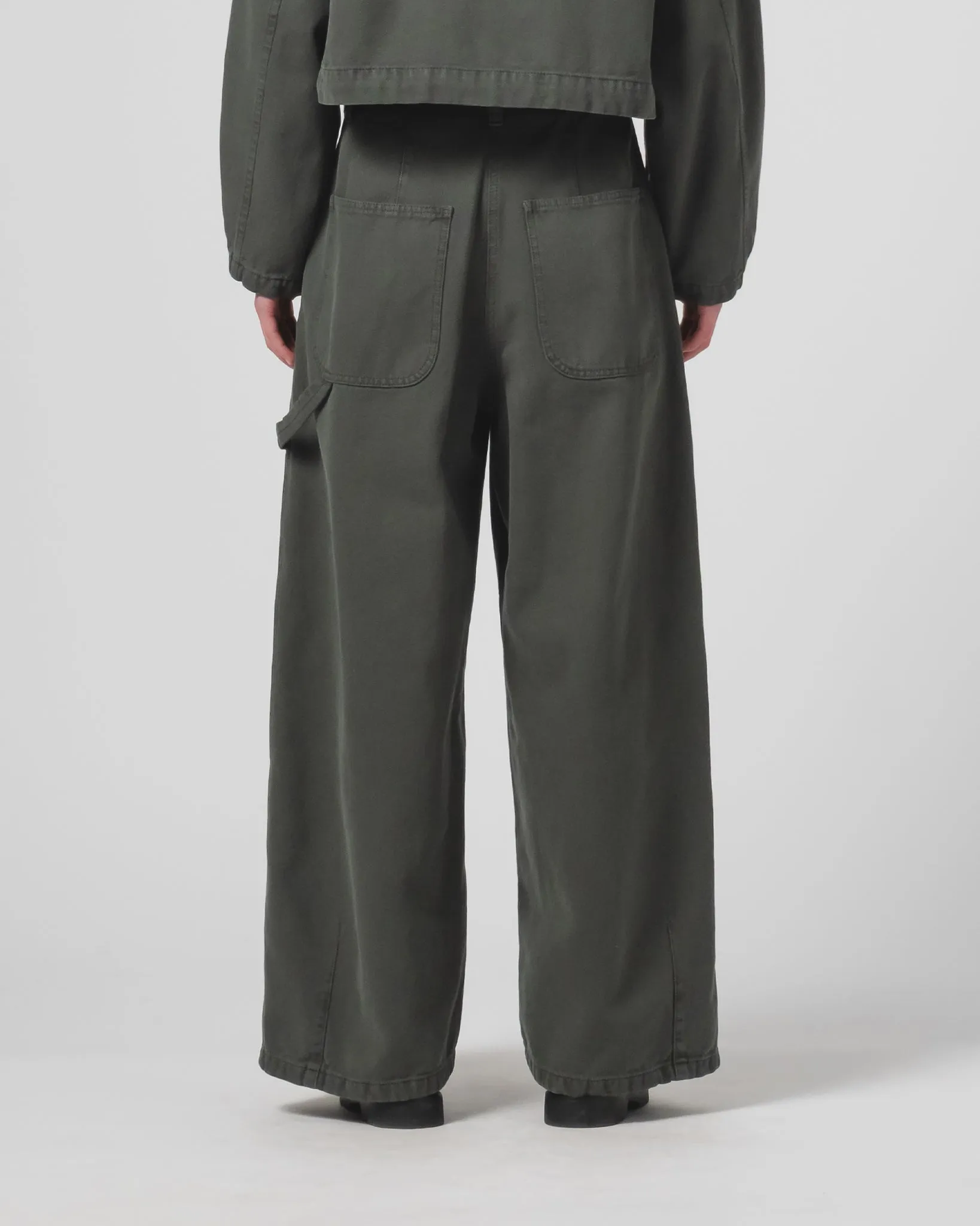 G.o.D Atlantide Chino Canvas Forest Green stain resistant coating Relaxed Comfort Wear