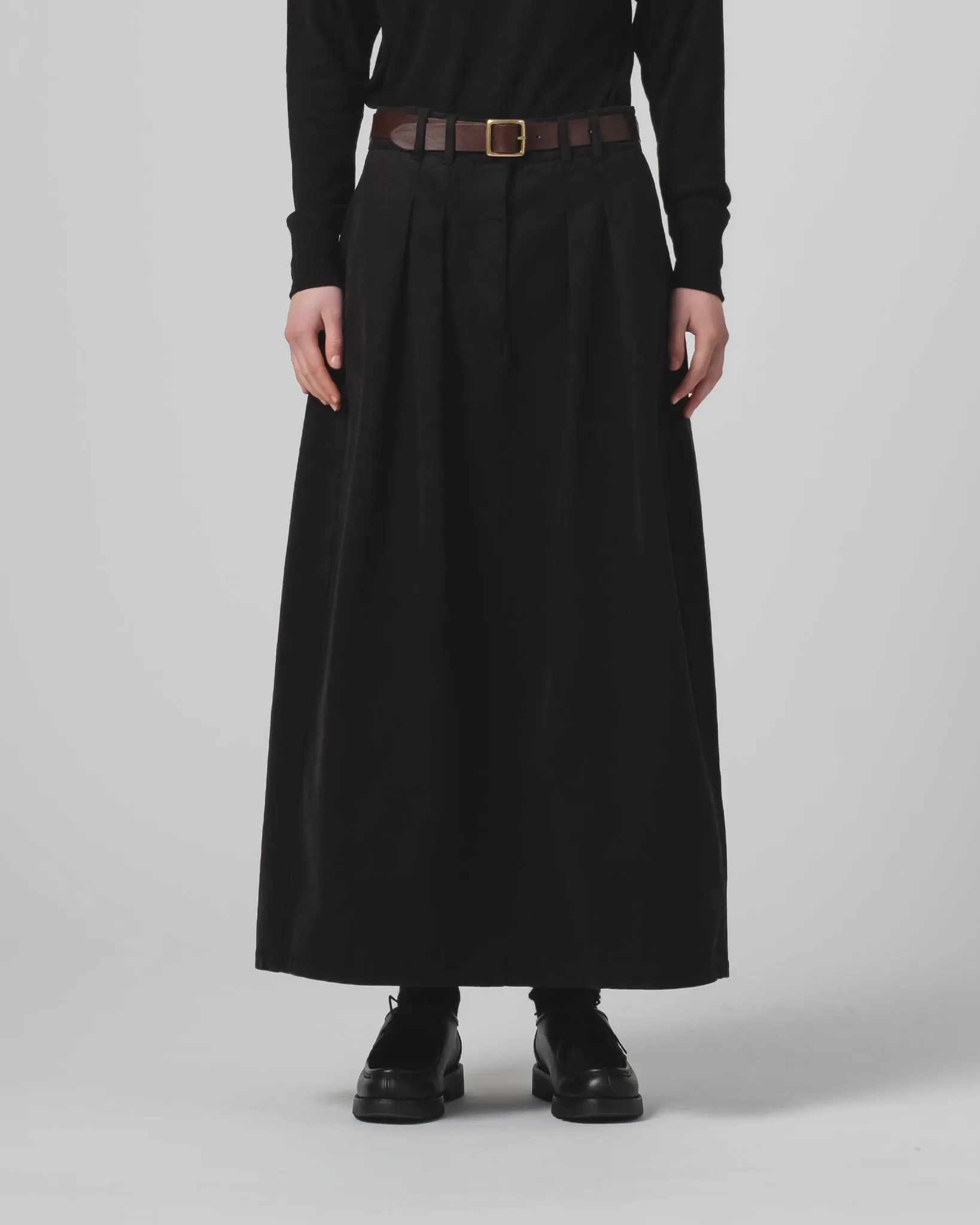 G.o.D Bulb Skirt Canvas Black Machine wash safe Vibrant color