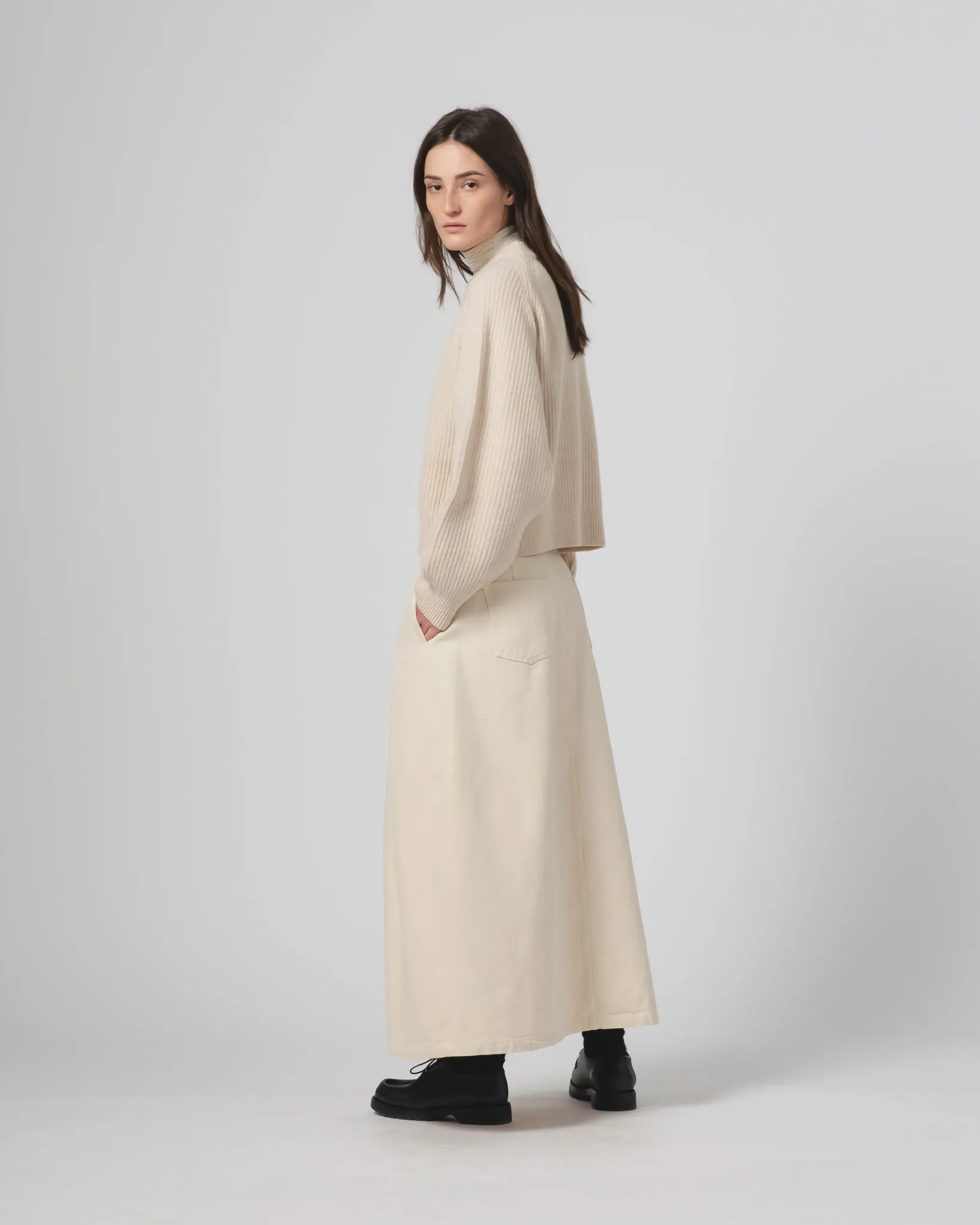 Daily Essential Day Ready G.o.D Bulb Skirt Canvas Wheat