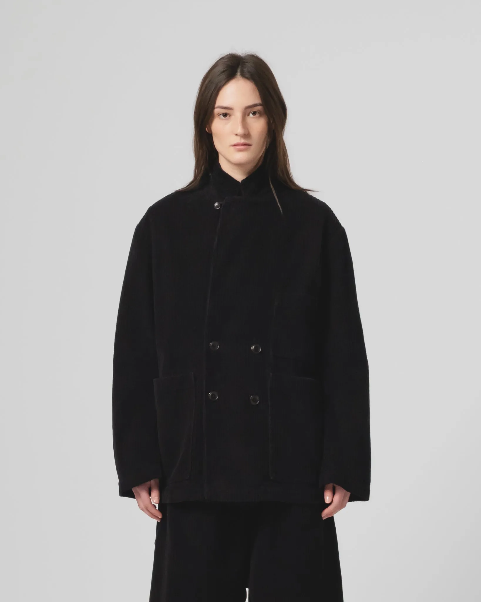 Odor Control Treatment Smooth Finish G.o.D Maxi Blazer Dream Cord Black