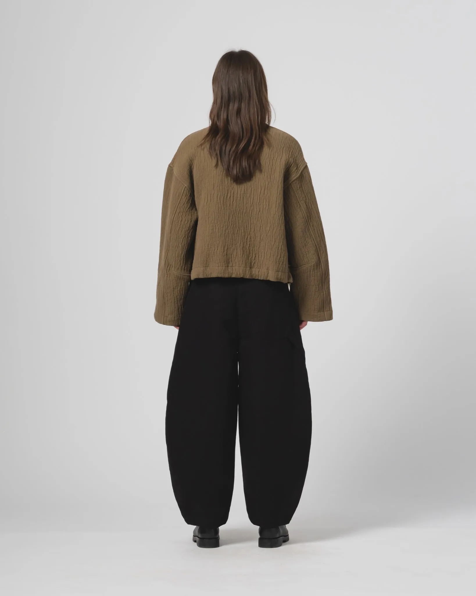 G.o.D Nuclear Jacket F Jord Jacquard Fossil Green Odor Resistant Finish Non Irritating Seams