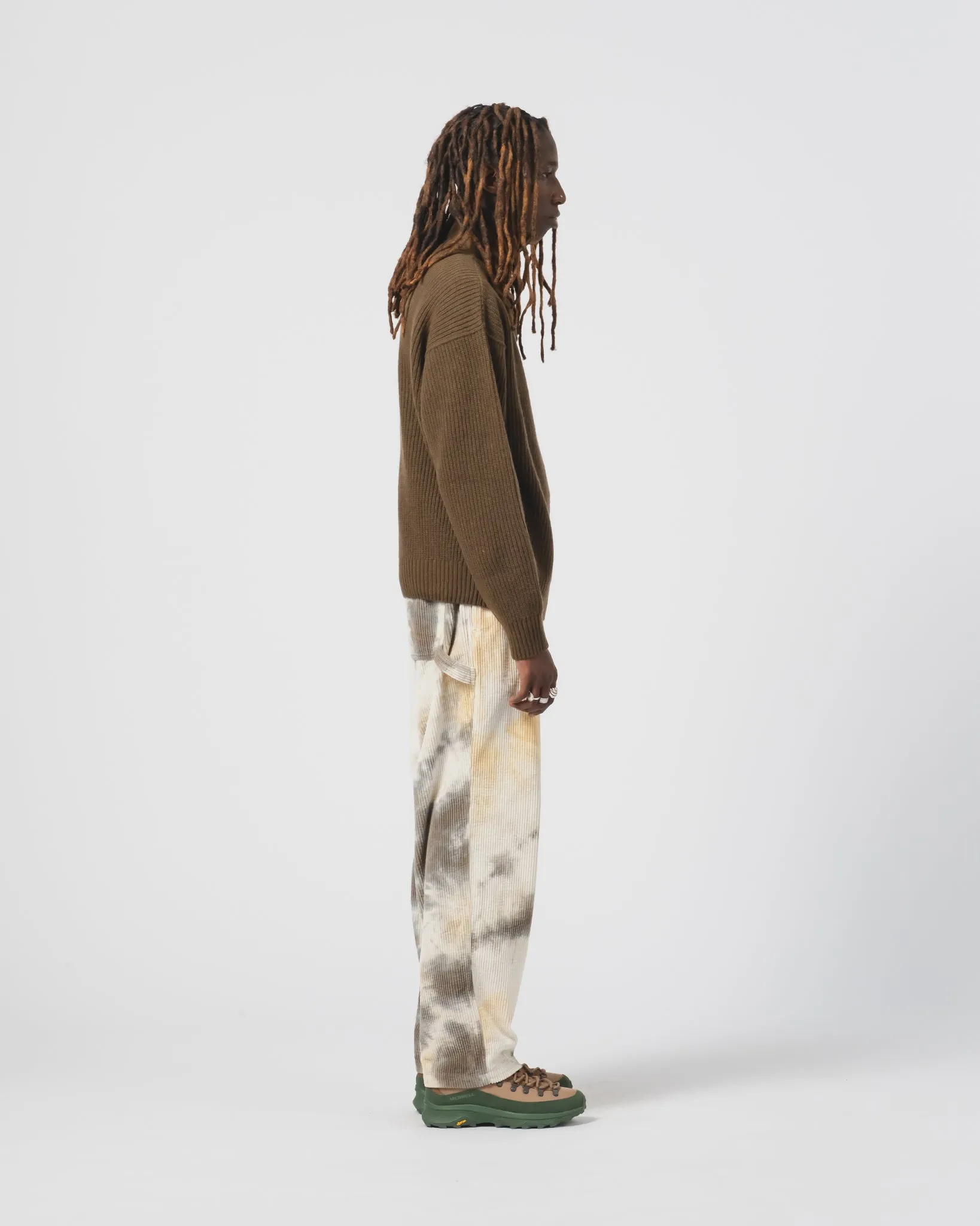 Gonz Pant Marsian Cord Aluminium Vintage Wash FadeResistantTreatment