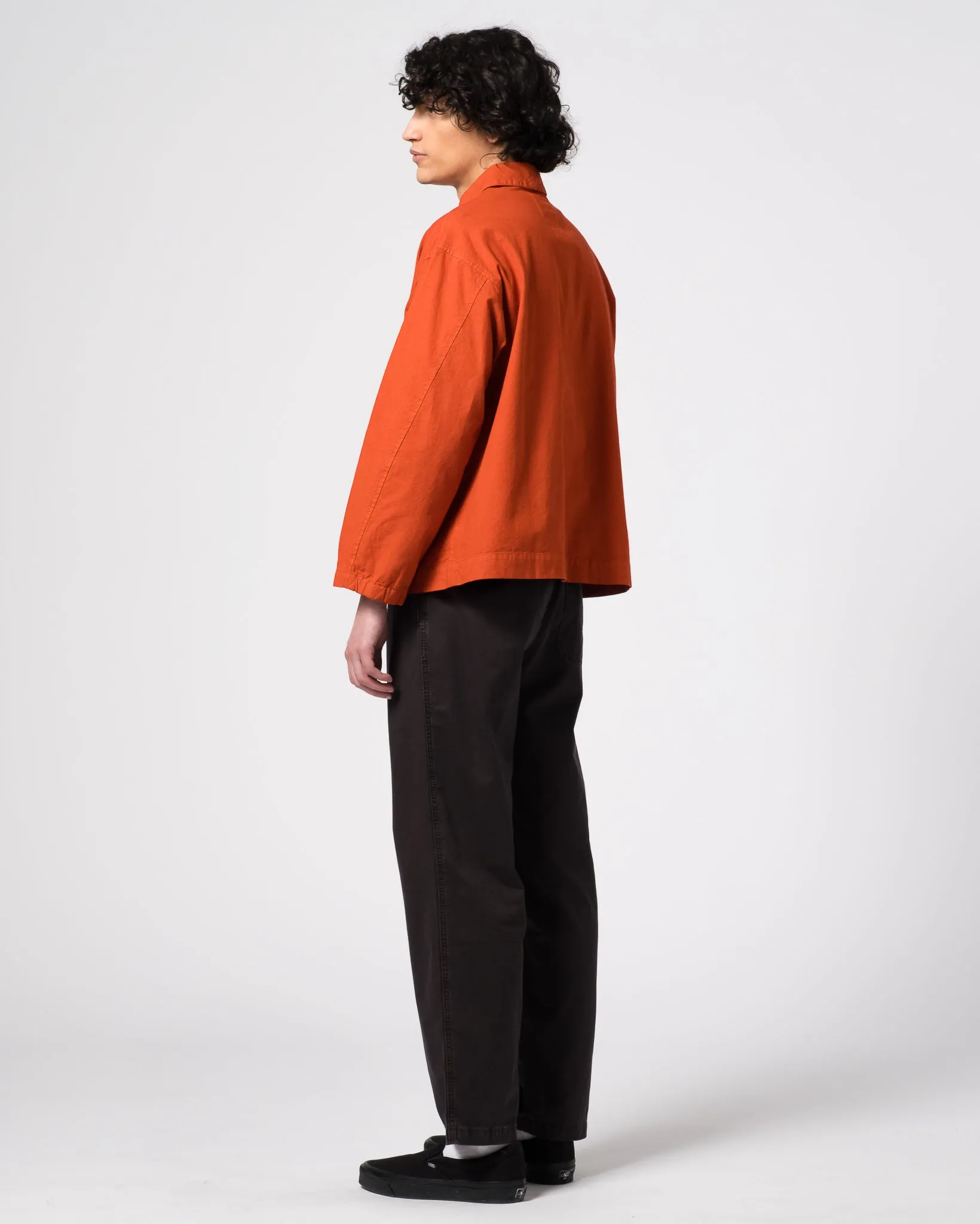 Gonz Pants Fine Broken Twill Asphalt Cozy Waist