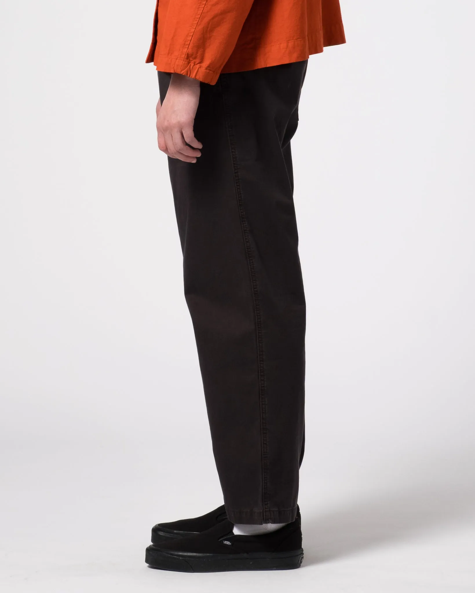 Gonz Pants Fine Broken Twill Asphalt Casual Must-Have Dressy look