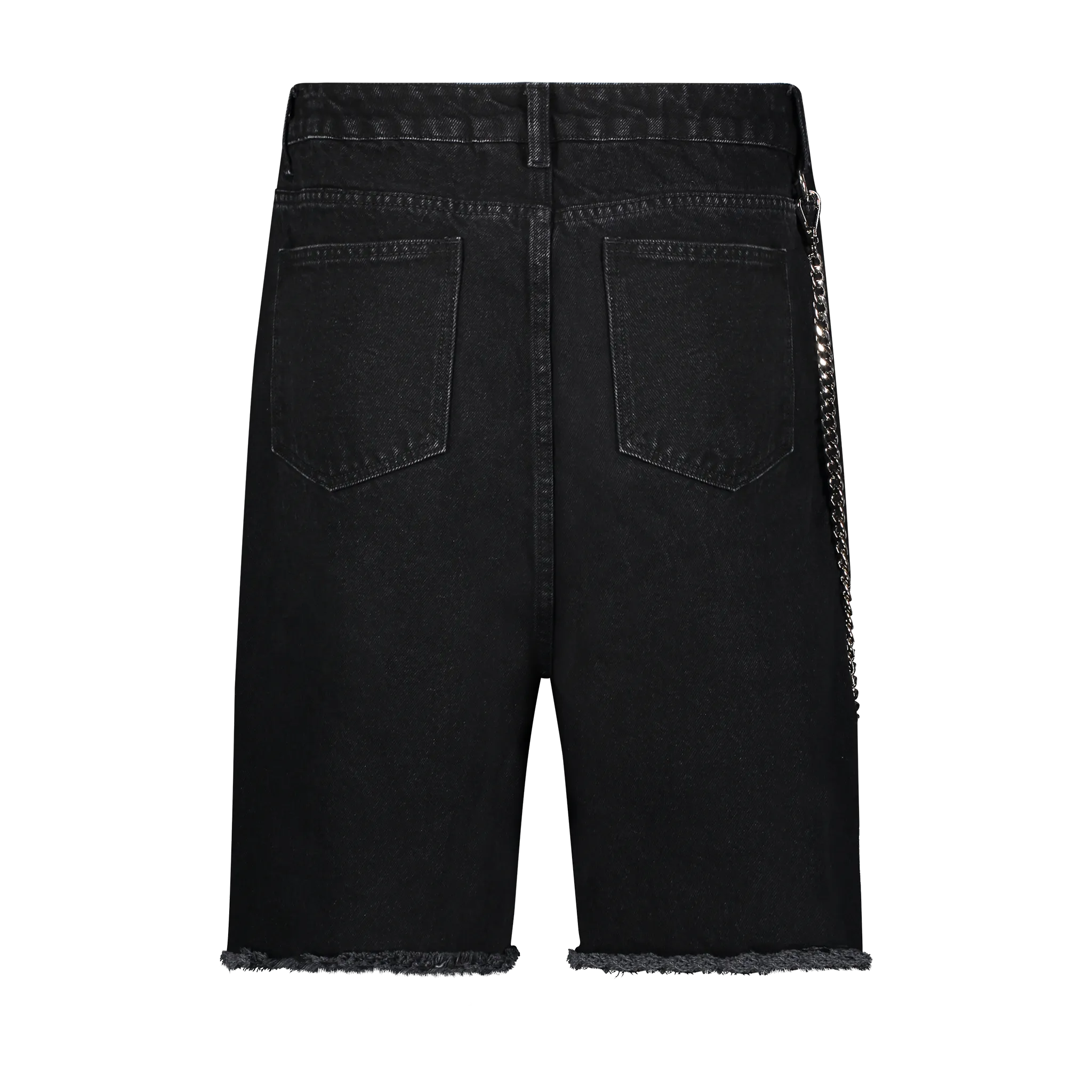DEMON JEAN SHORT BLACK Camouflage Style Comfortable Flex
