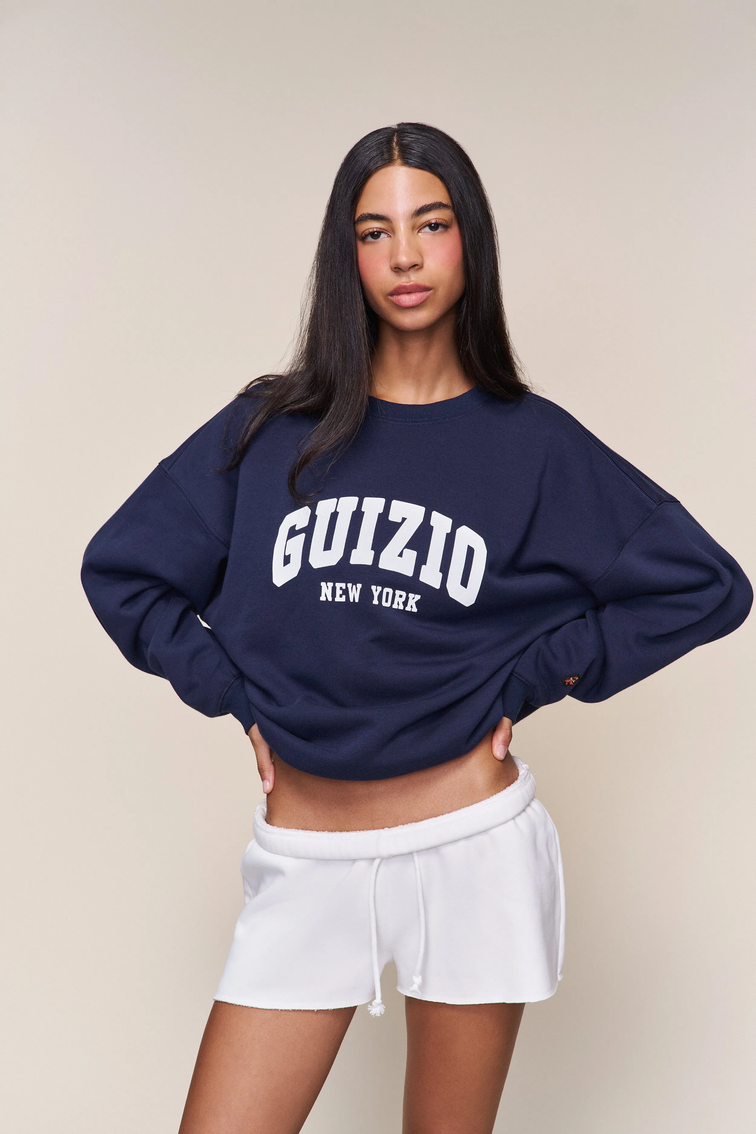 Guizio Fleece Crewneck Comfy Wear Active Flex