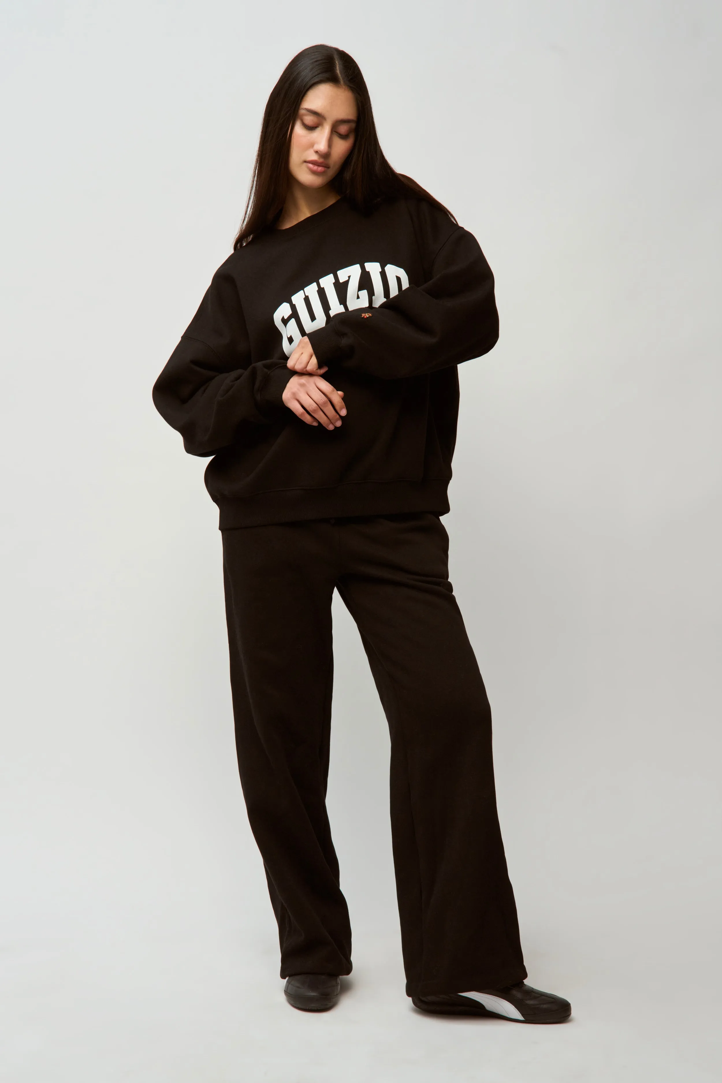 Knitwear Comfort Thermal Insulation Design Guizio Fleece Crewneck