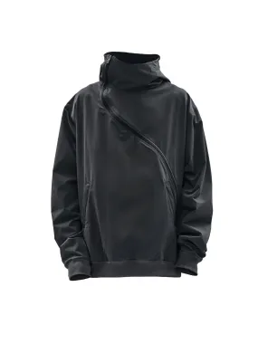 gurutze zipped hoodie schoeller dryskin iron grey Date night