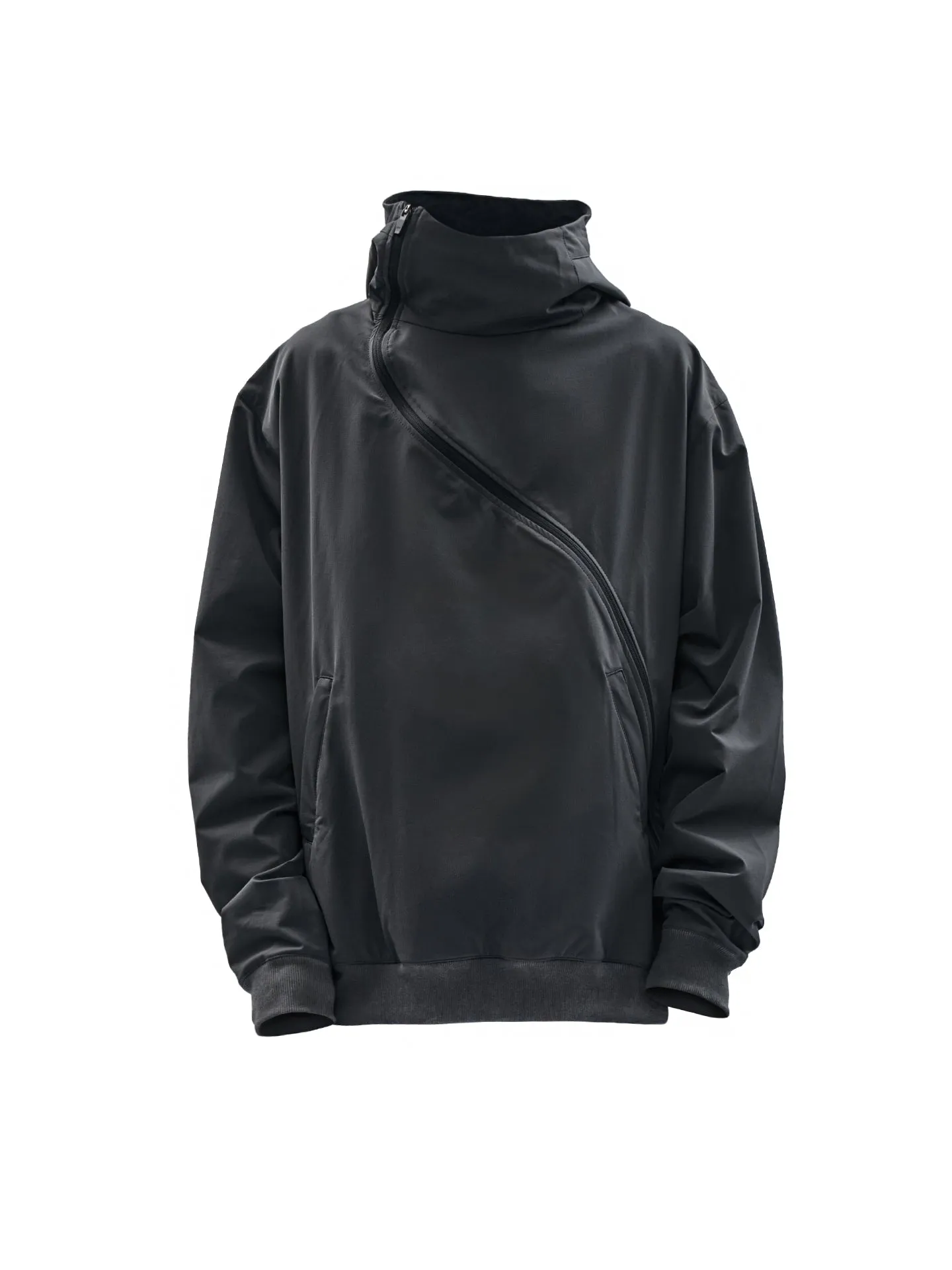 gurutze zipped hoodie schoeller dryskin iron grey Date night