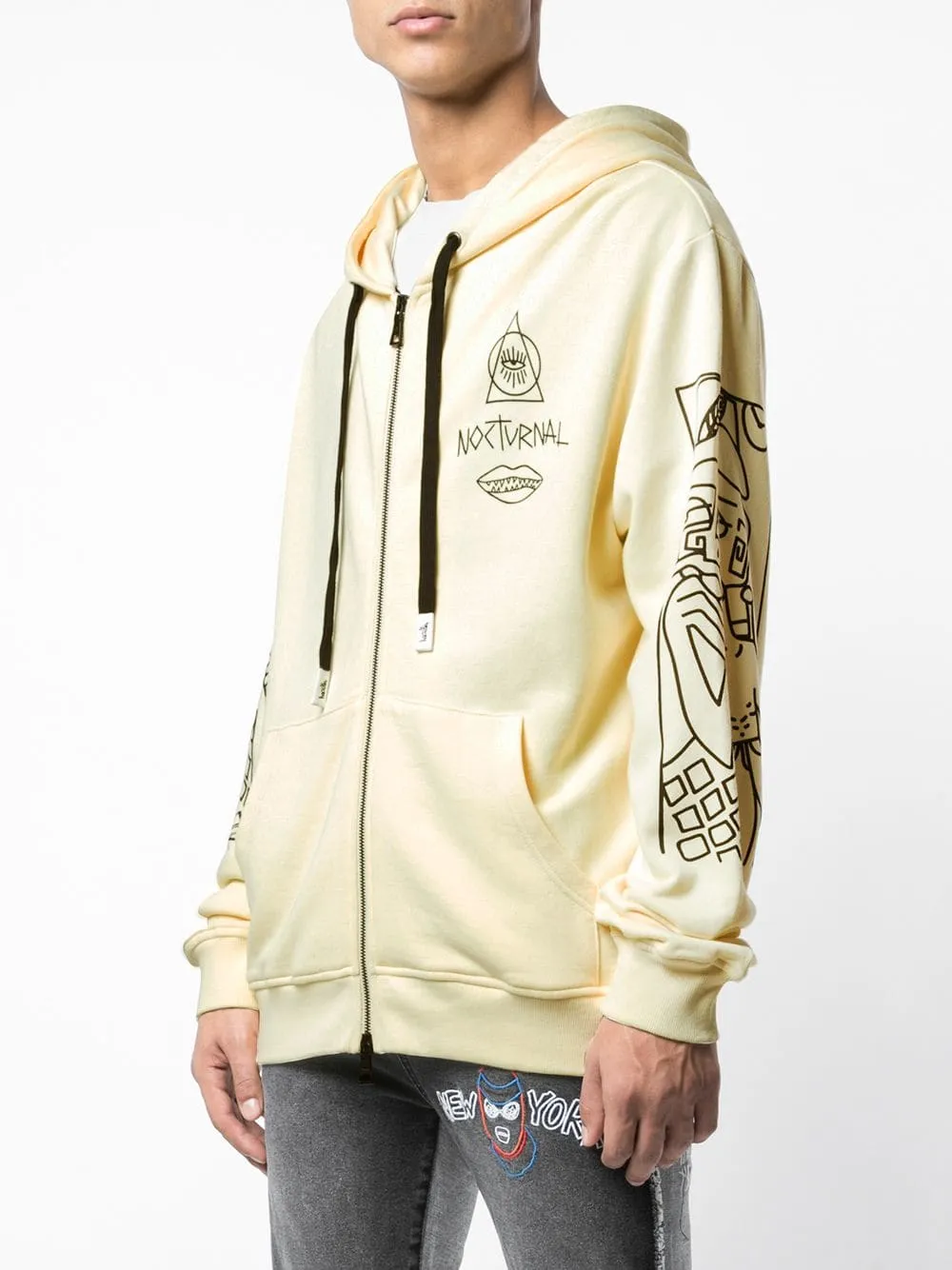 GUY AND HIS GUY ZIP-UP HOODIE Moisture Wicking Finish Sport Ready