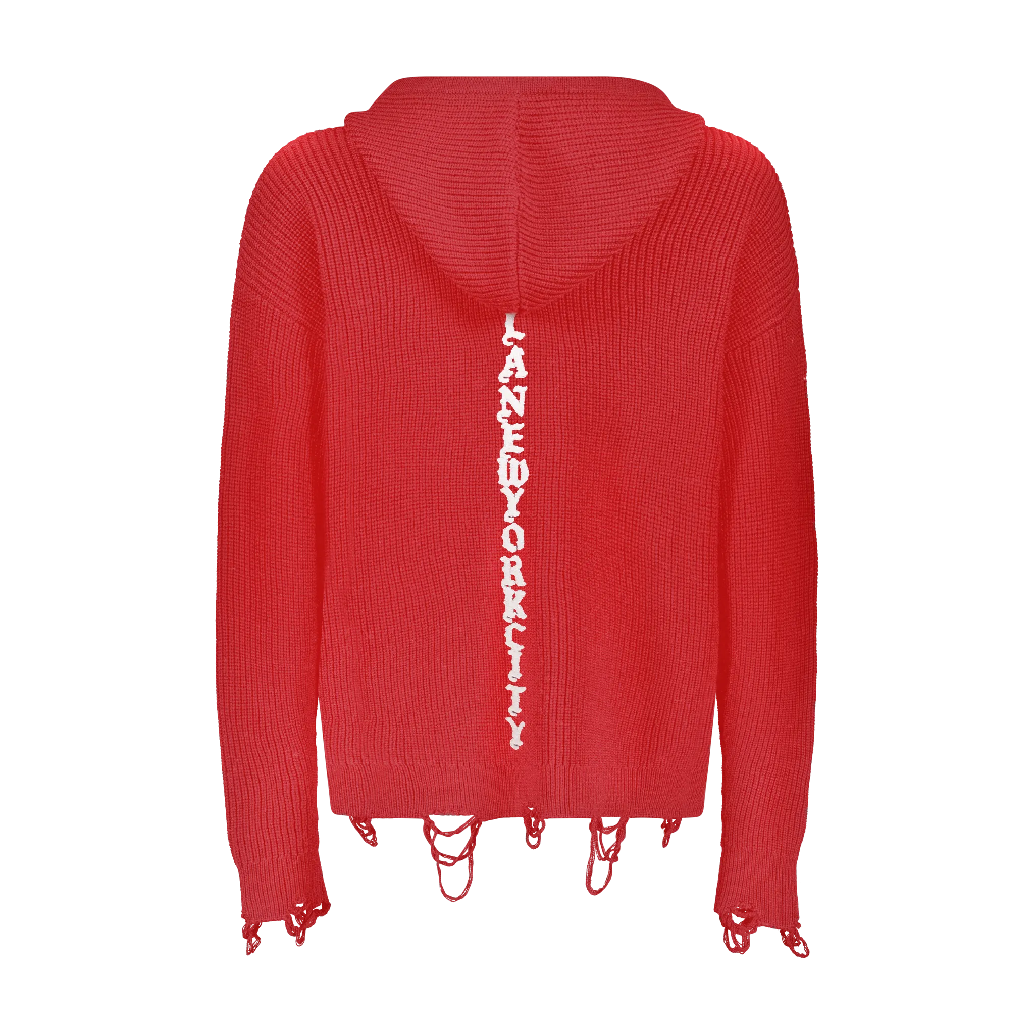 All-day Comfort HAC DISTRESSED SWEATER HOODIE